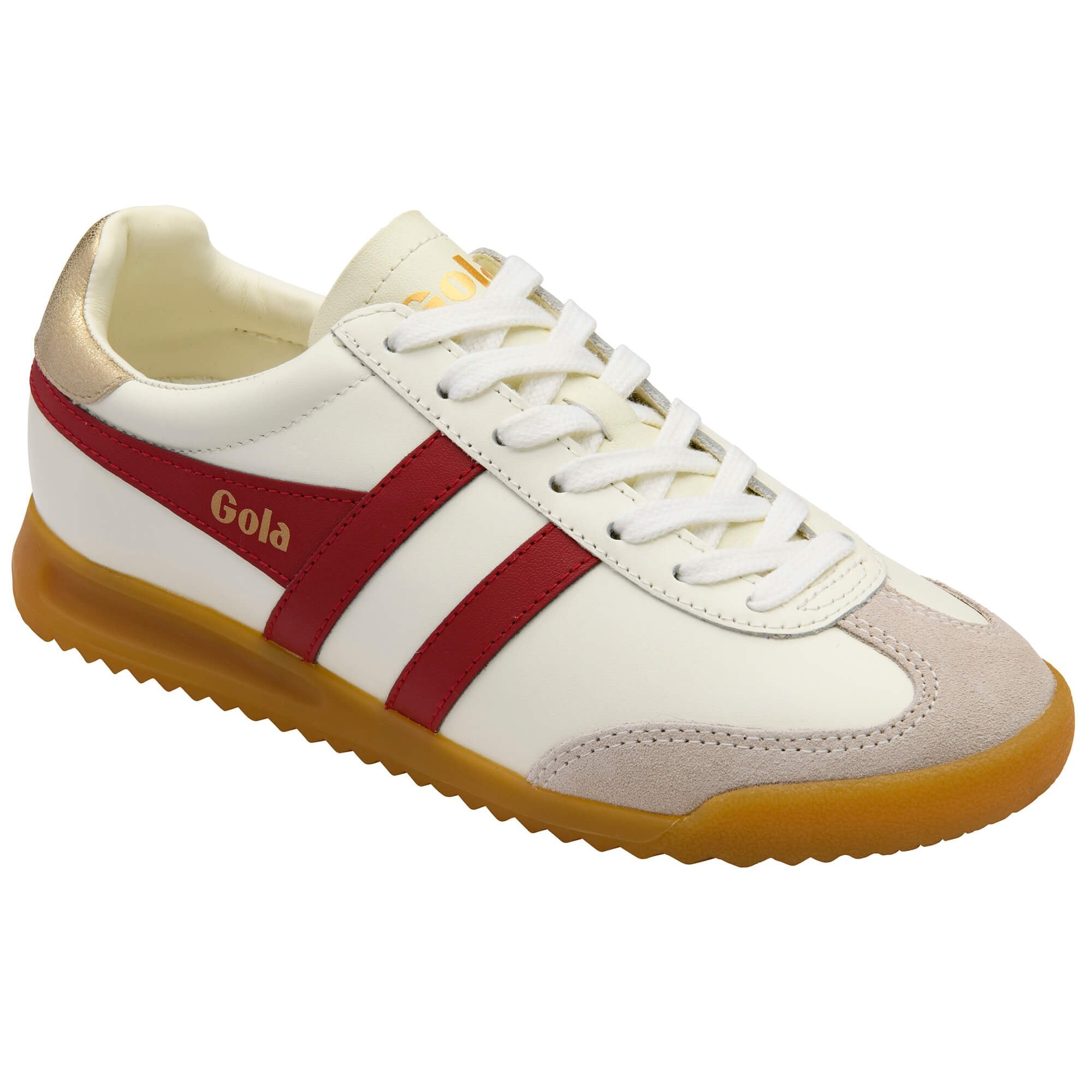 gola-torpedo-leder-sneaker-f-r-damen-cremewei-tiefrot image 2