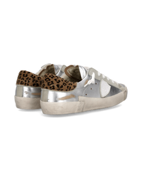 philippe-model-prsx-damen-sneaker-silber-animal-print image 2