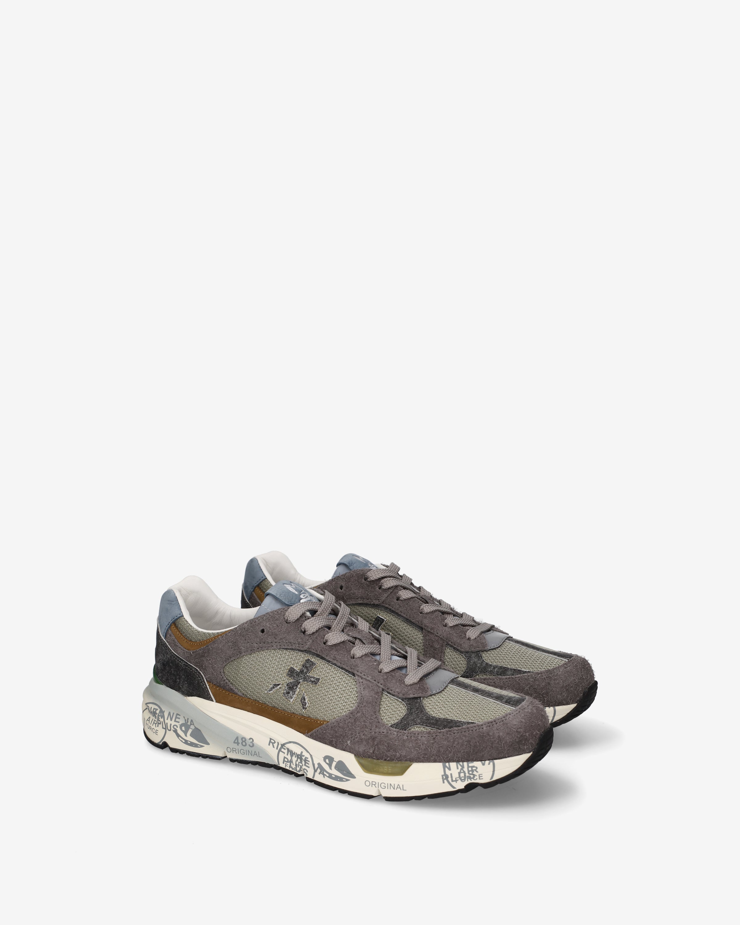 premiata-mase25-8691-sneaker-herren-grau image 2