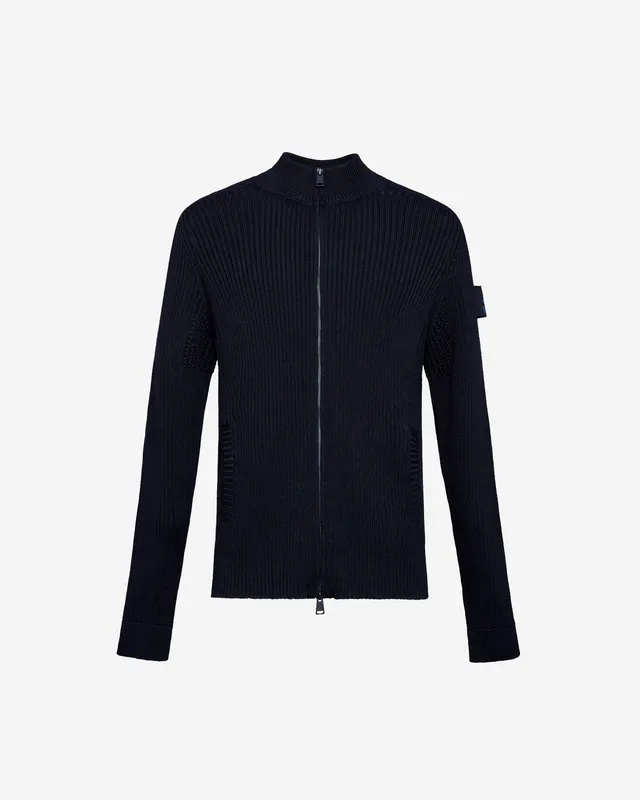 premiata-woll-cardigan-herren-mit-zip-100-wolle-wasserabweisend image 1