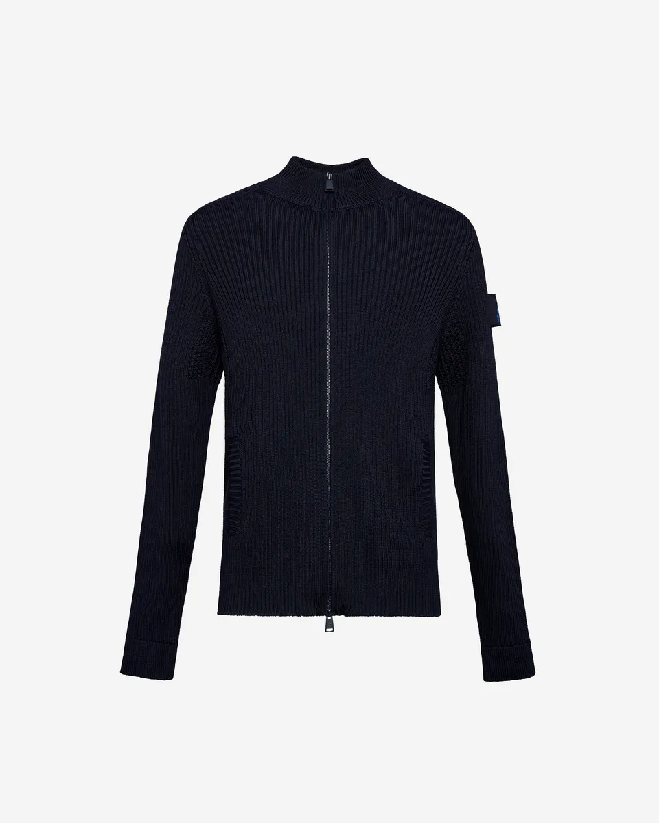 premiata-woll-cardigan-herren-mit-zip-100-wolle-wasserabweisend image 1