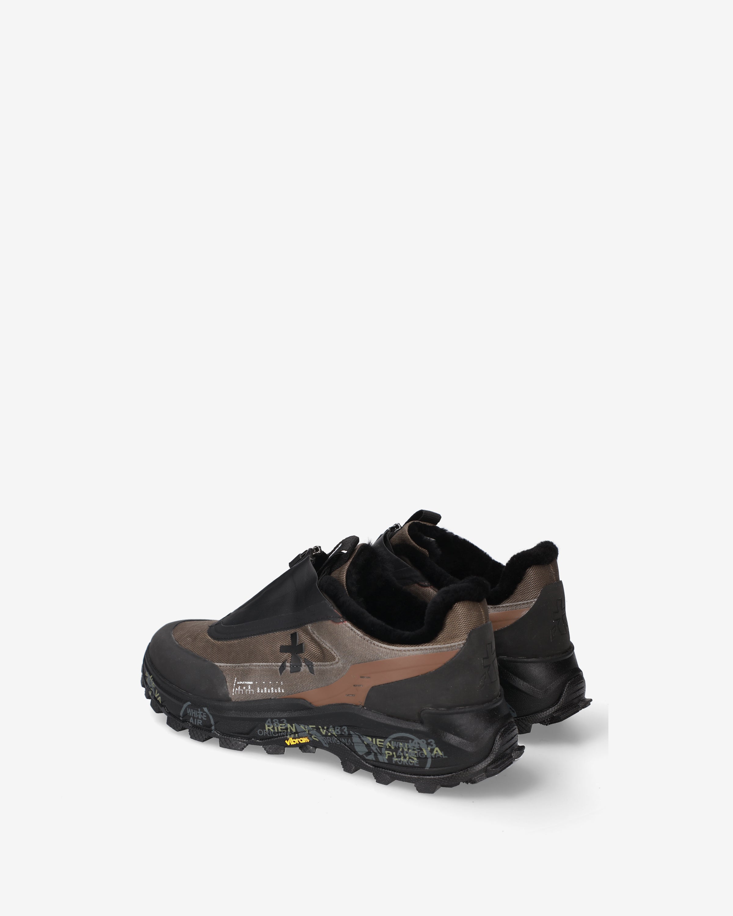 premiata-sciliar-492-herren-sneaker-vibram-schwarz-braun image 5