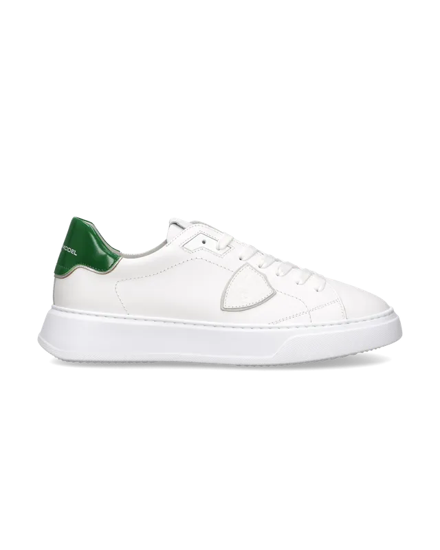 philippe-model-temple-herren-sneaker-wei-flaschengr-n image 1