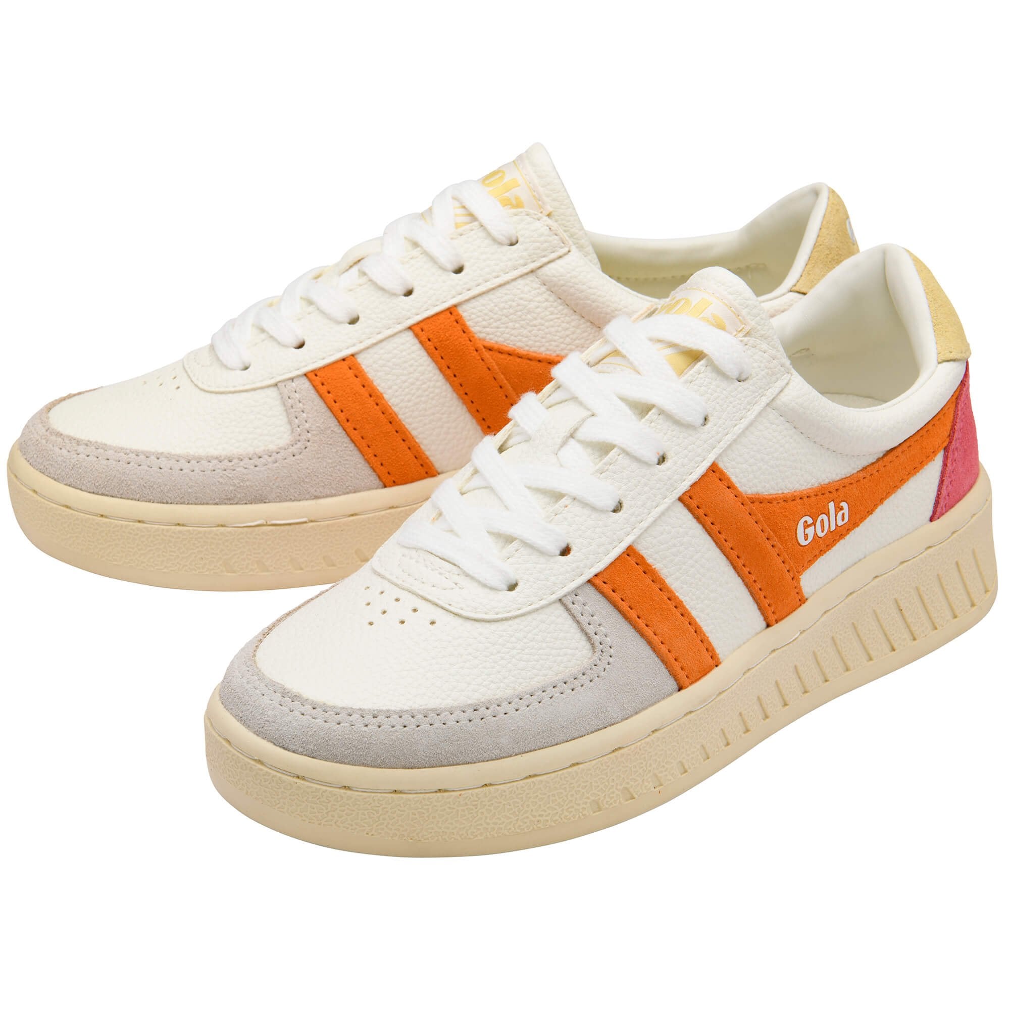 gola-grandslam-trident-sneaker-f-r-damen-wei-aprikose-buttermilch image 3