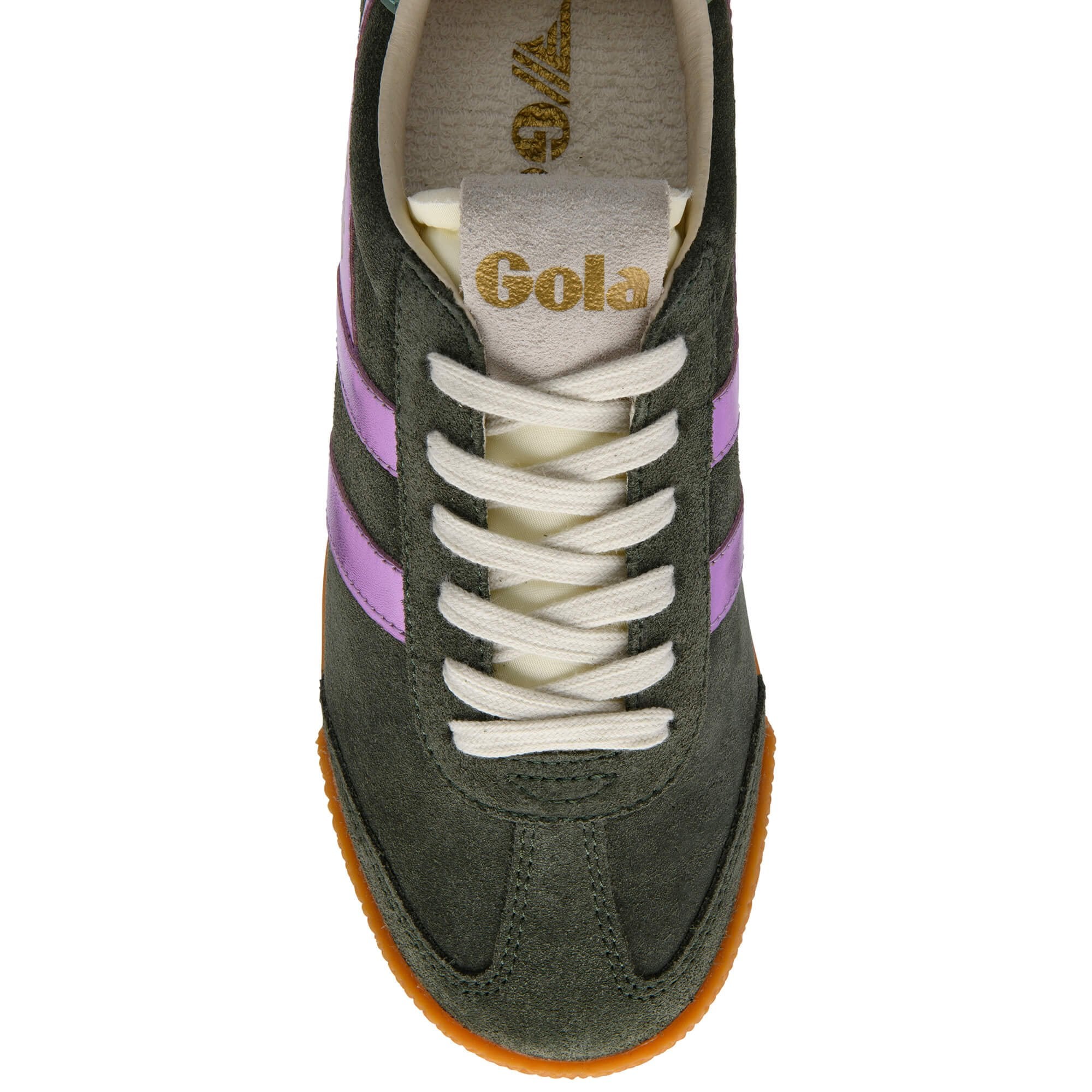 gola-elan-glitz-damen-sneaker-khaki-metallic-lila image 5
