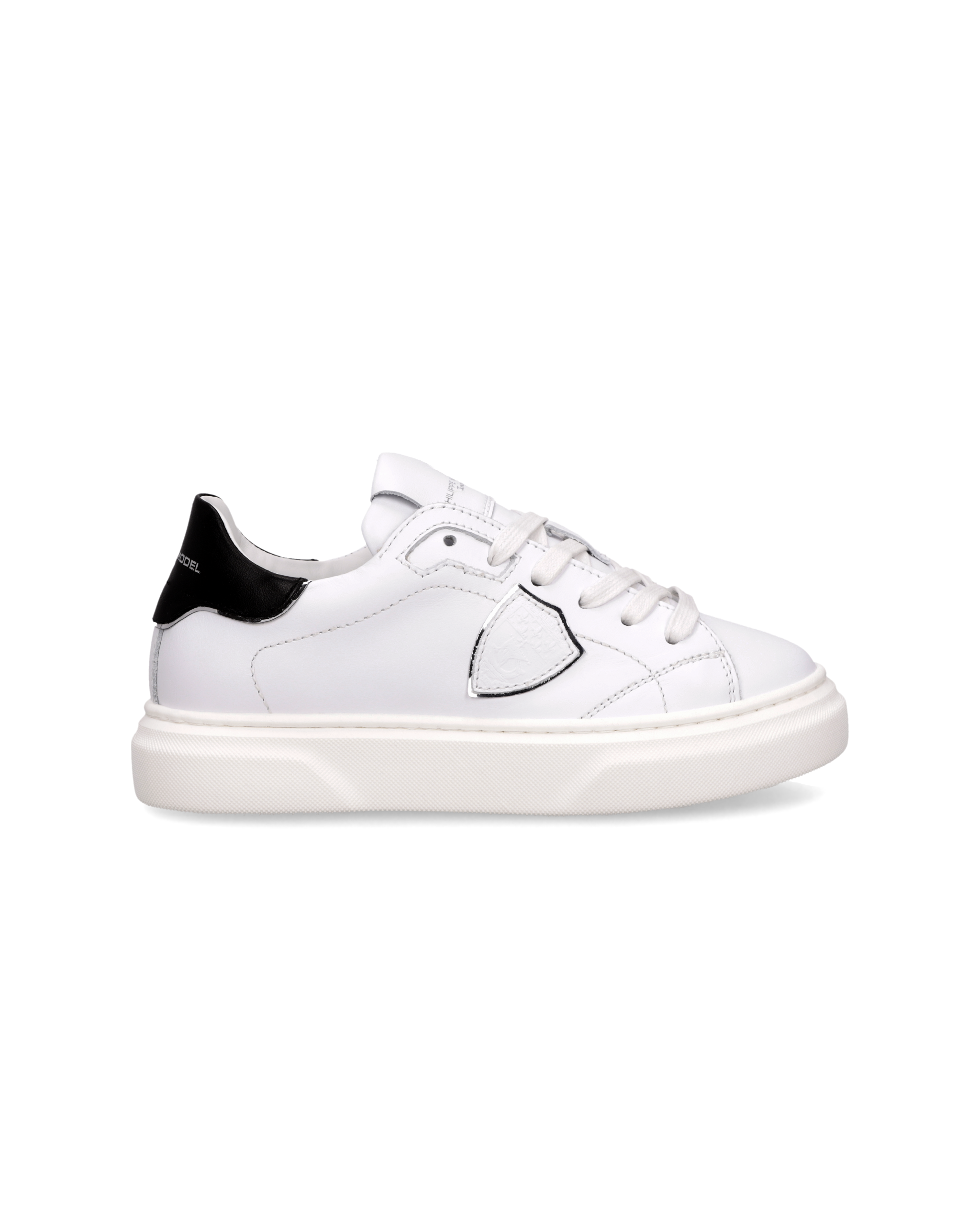 philippe-model-temple-tennis-junior-sneaker-white-black image 1