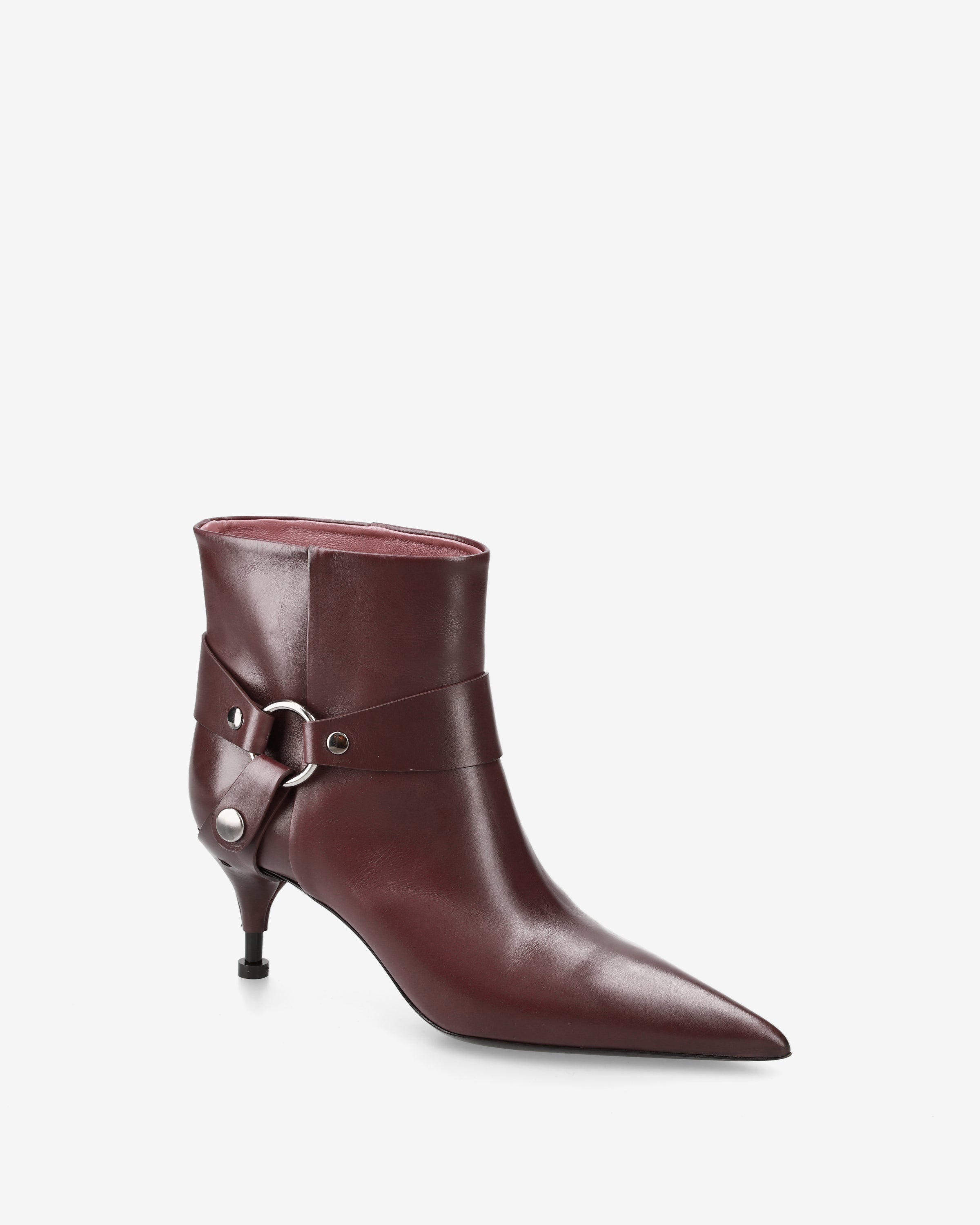 premiata-heritage-stiefelette-leder-bordeaux-damen-absatz-65-mm image 4