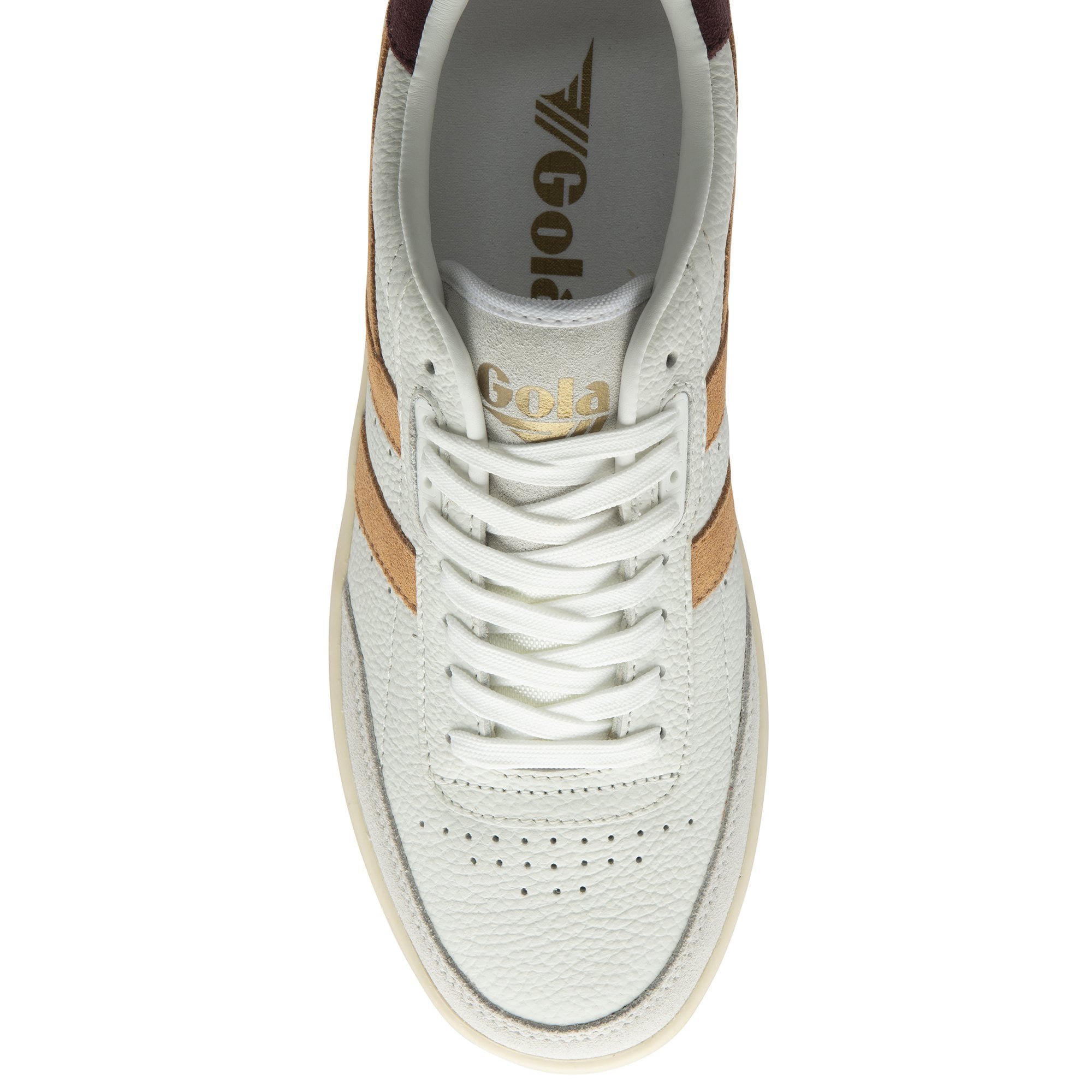 gola-falcon-sneaker-f-r-damen-court-sneaker-wei-lachs-windsorweinrot-leder image 5
