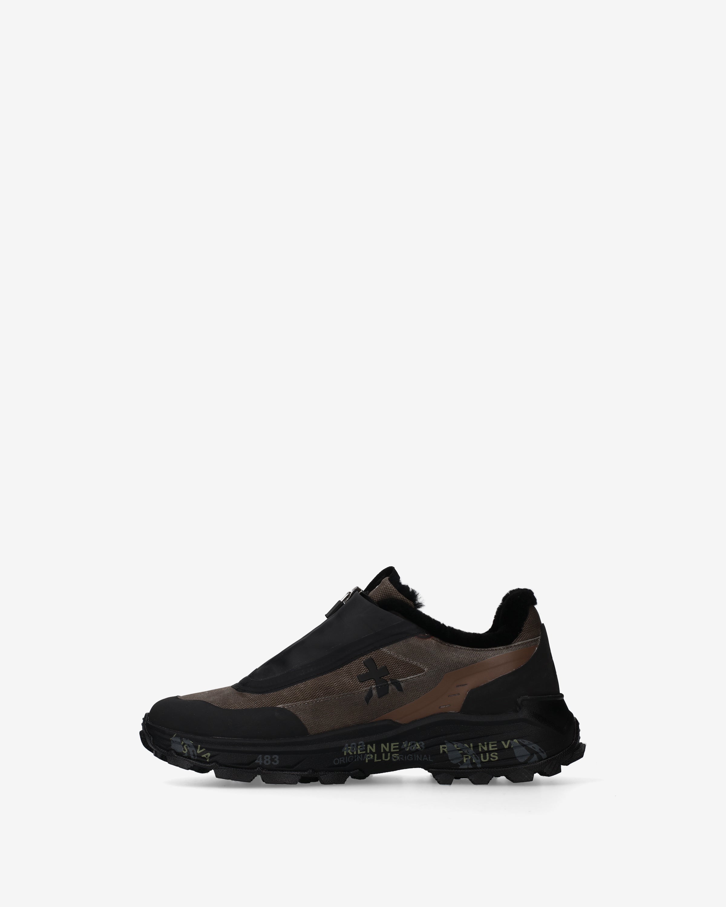 premiata-sciliar-492-herren-sneaker-vibram-schwarz-braun image 3