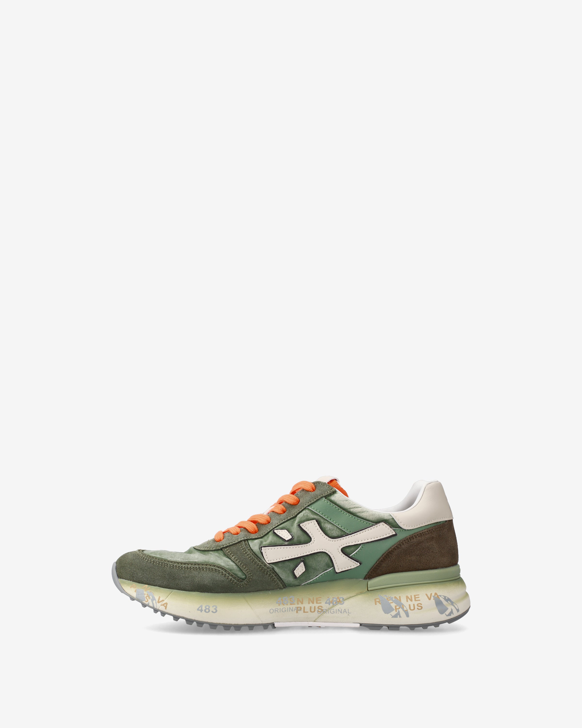 premiata-mick-7244-sneaker-salbeigr-n-herren-suede-mesh image 3