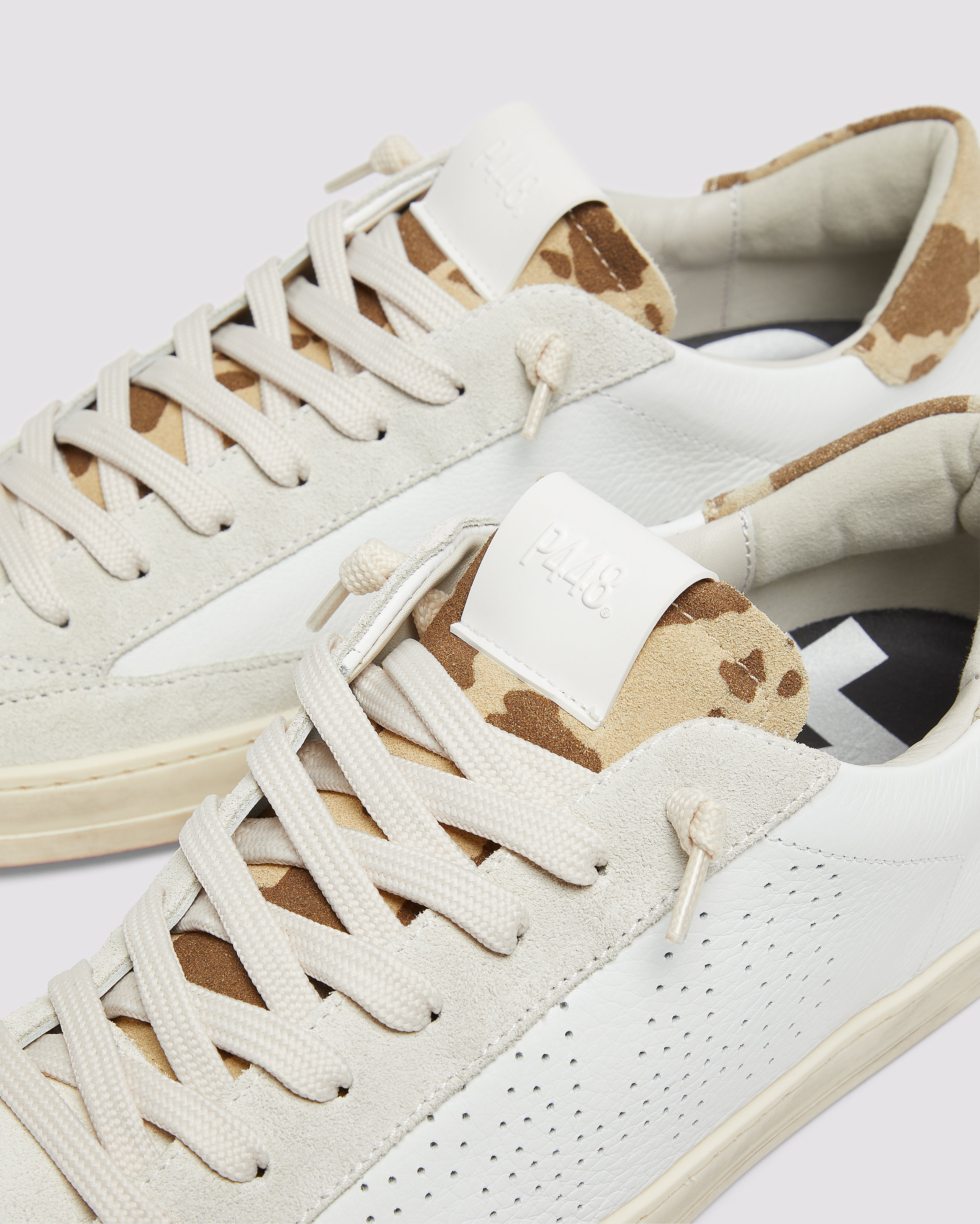 p448-john-wild-cow-white-damen-low-top-sneaker image 5