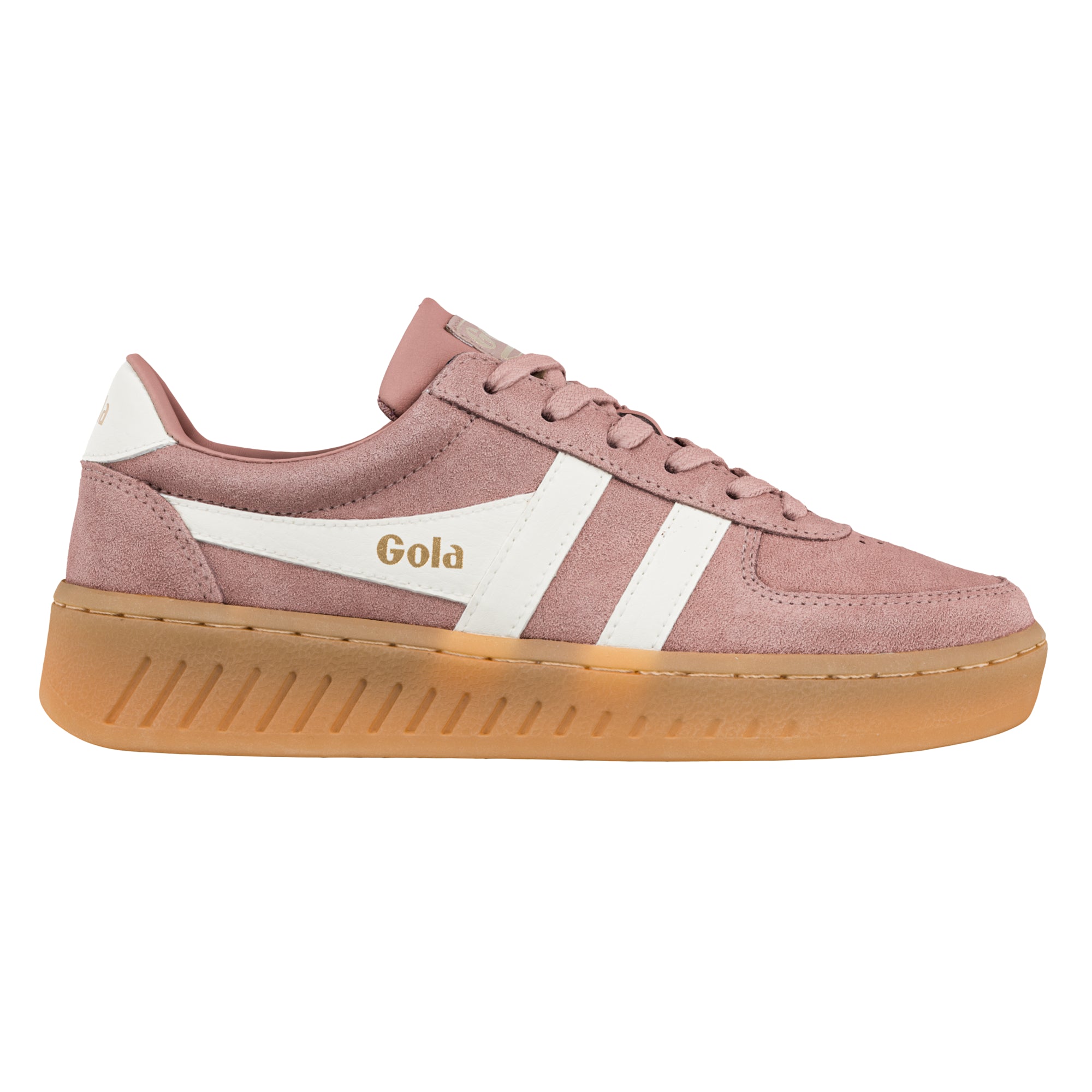 gola-grandslam-suede-damen-sneaker-brown-rose-off-white image 1