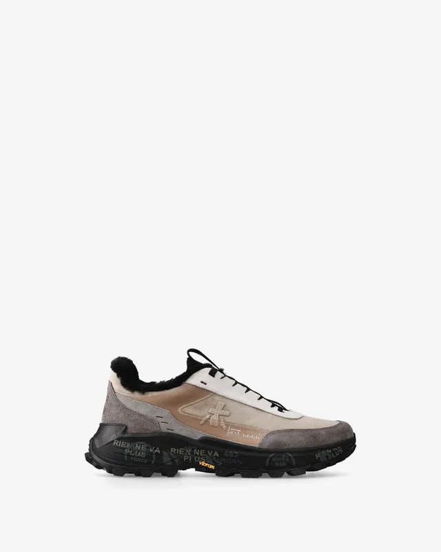 premiata-devin-434m-sneaker-herren-beige image 1