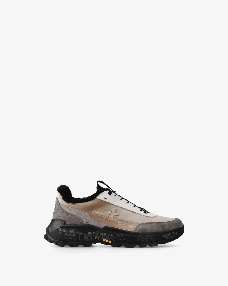 premiata-devin-434m-sneaker-herren-beige image 1
