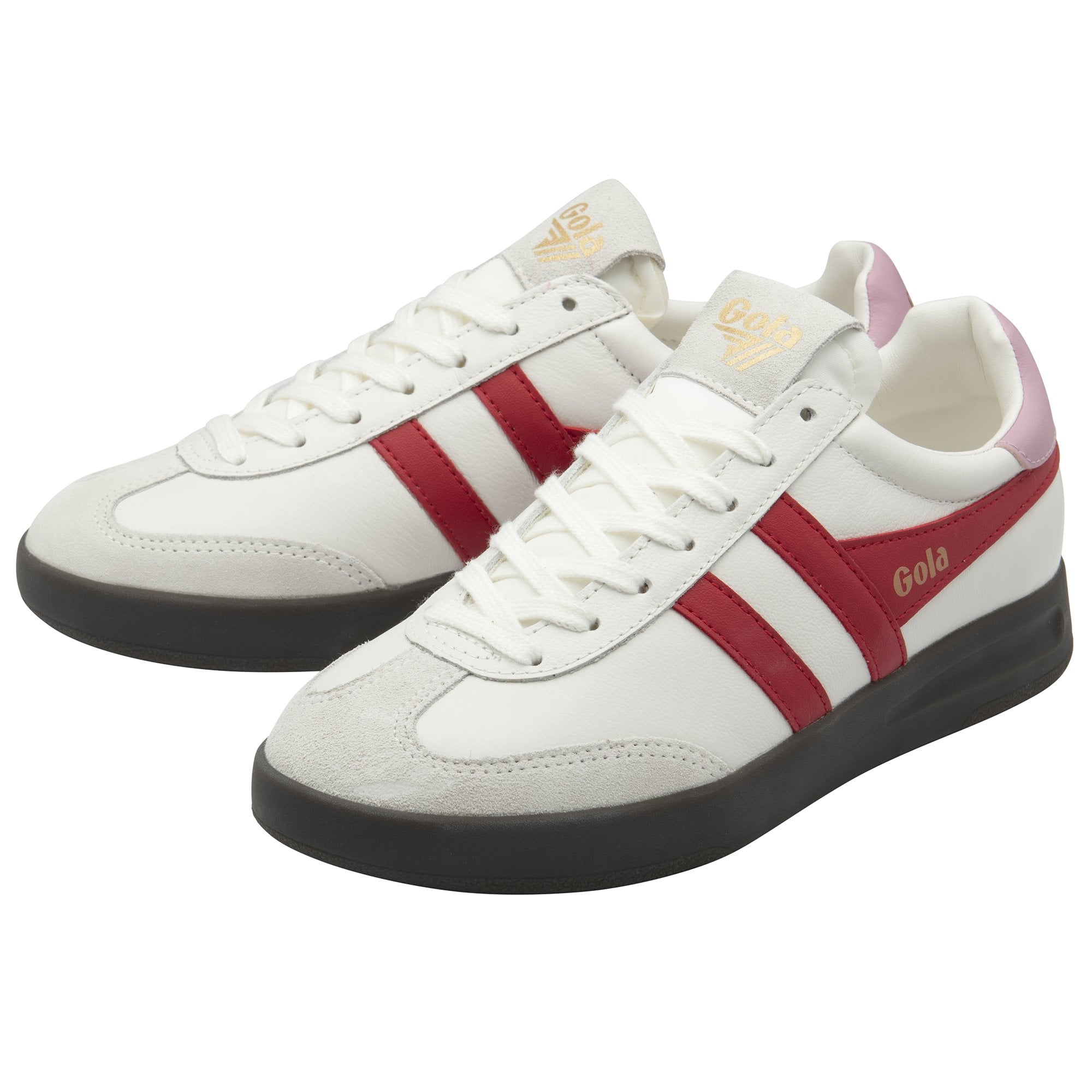 gola-cyclone-leder-sneaker-damen-wei-rot-bonbon image 3