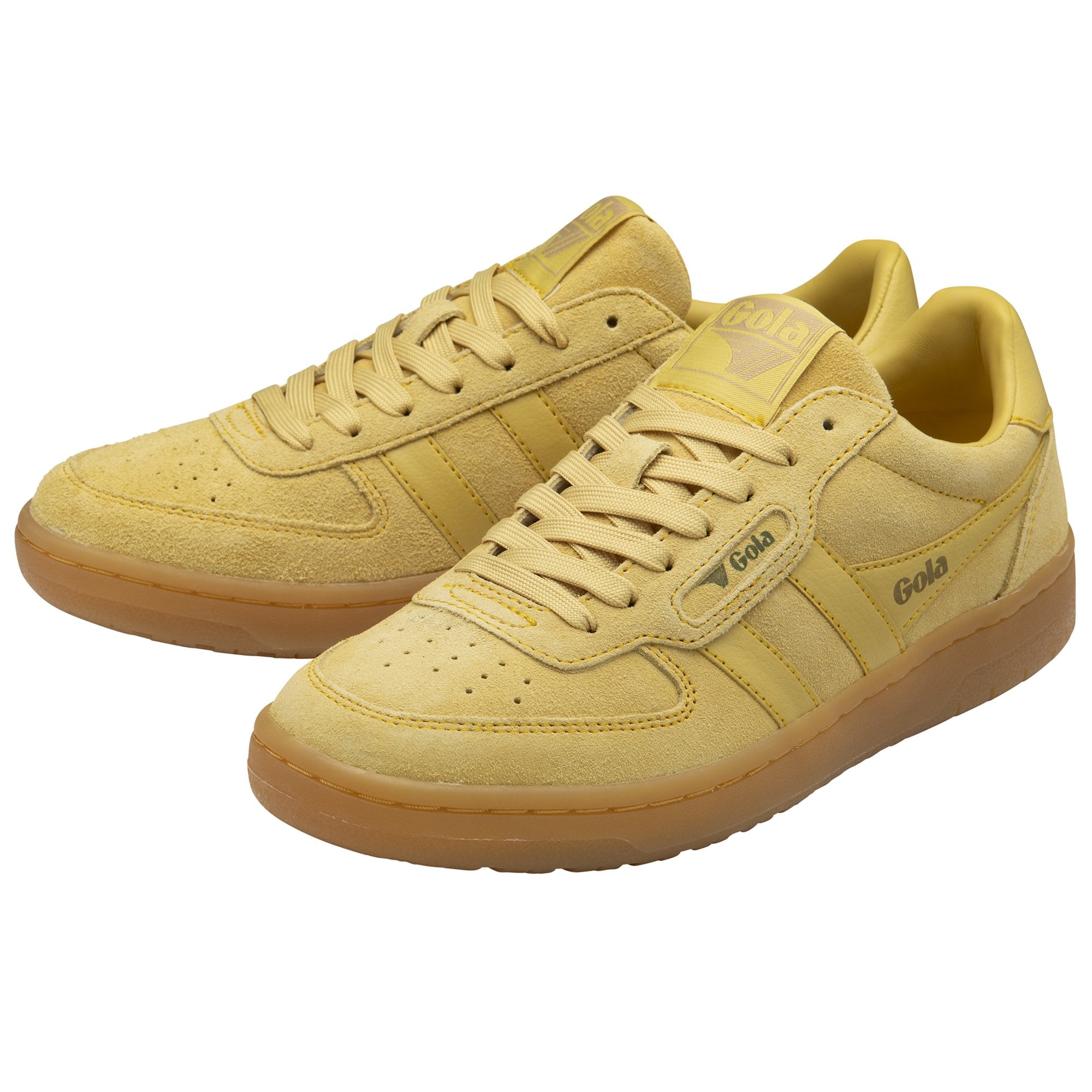 gola-hawk-suede-86-damen-sneaker-pollengelb image 3