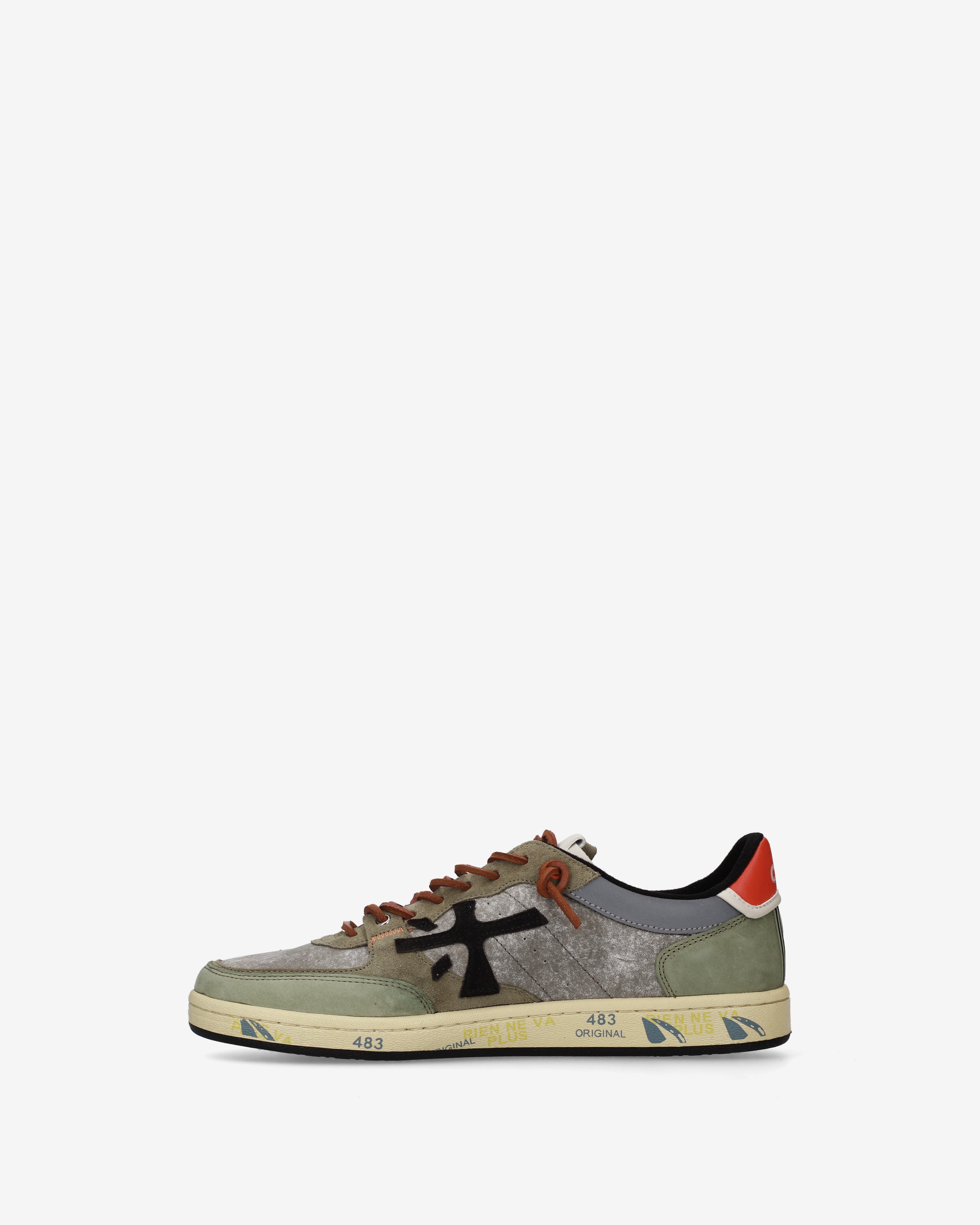 premiata-bskt-clay-7845-herren-sneaker-sage-grey image 3
