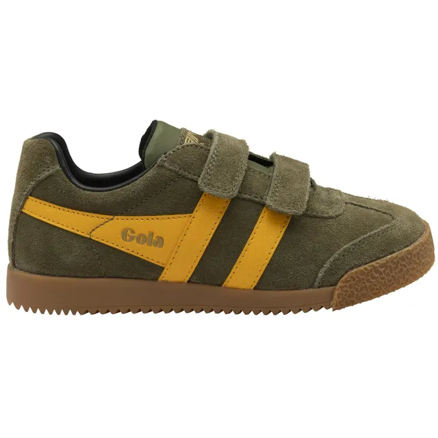 gola-harrier-strap-kinder-klett-sneaker-khaki-sonne image 1