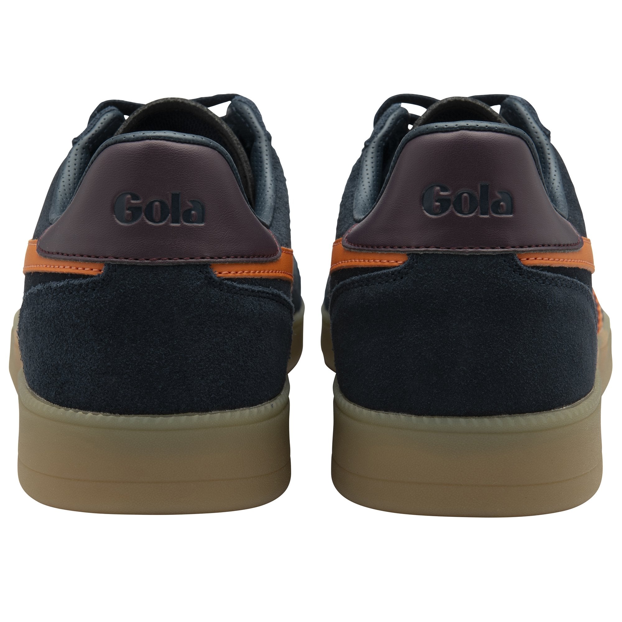 gola-viper-herren-sneaker-marineblau-orange-wildleder image 4