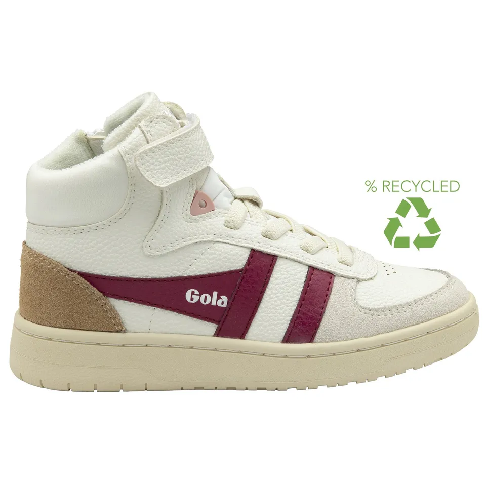 gola-talon-kinder-high-top-sneaker-wei-kirschrot image 1