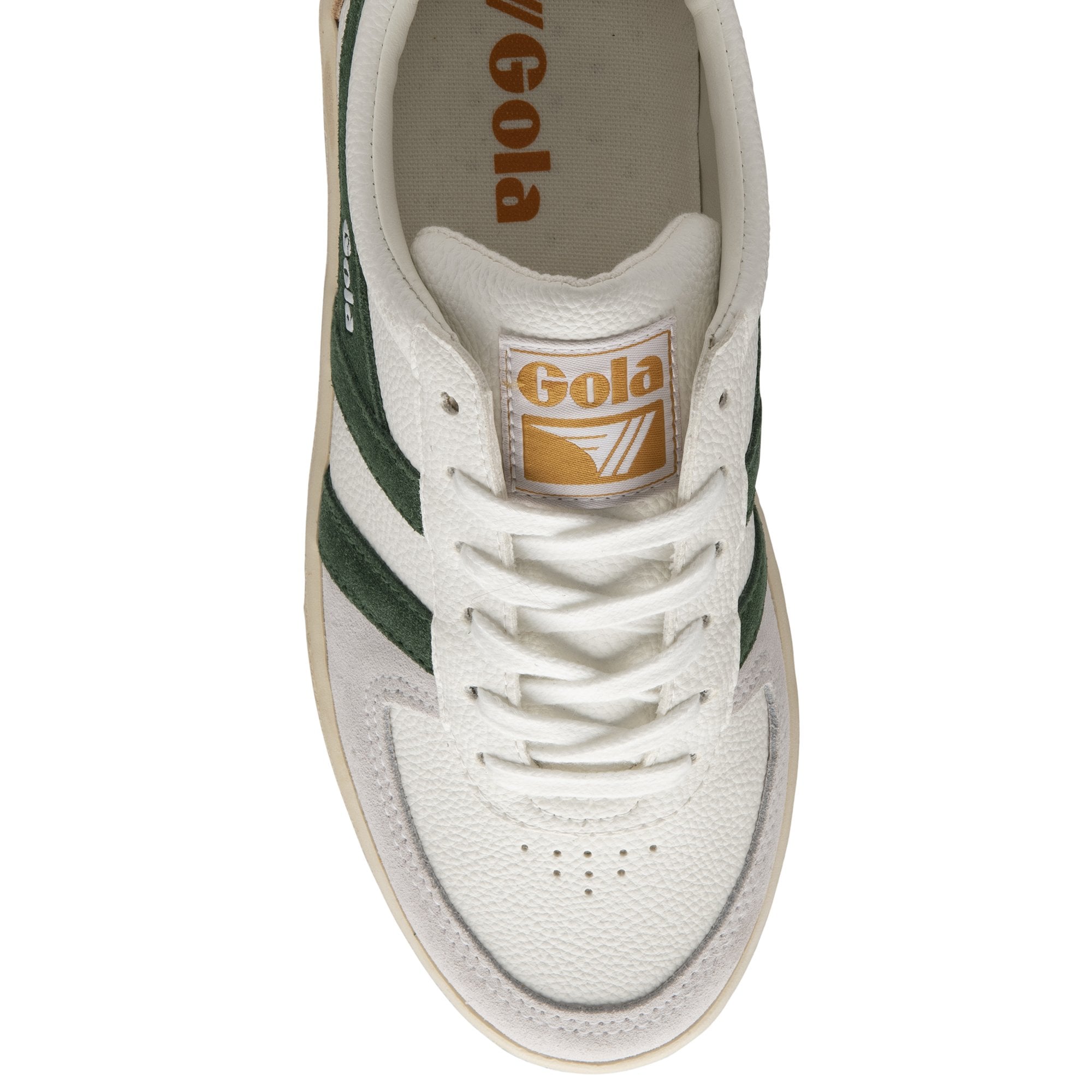 gola-grandslam-trident-damen-court-sneaker-wei-tannengr-n-sonnengelb image 5