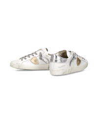 philippe-model-prsx-sneaker-damen-wei-silber-metallic image 4