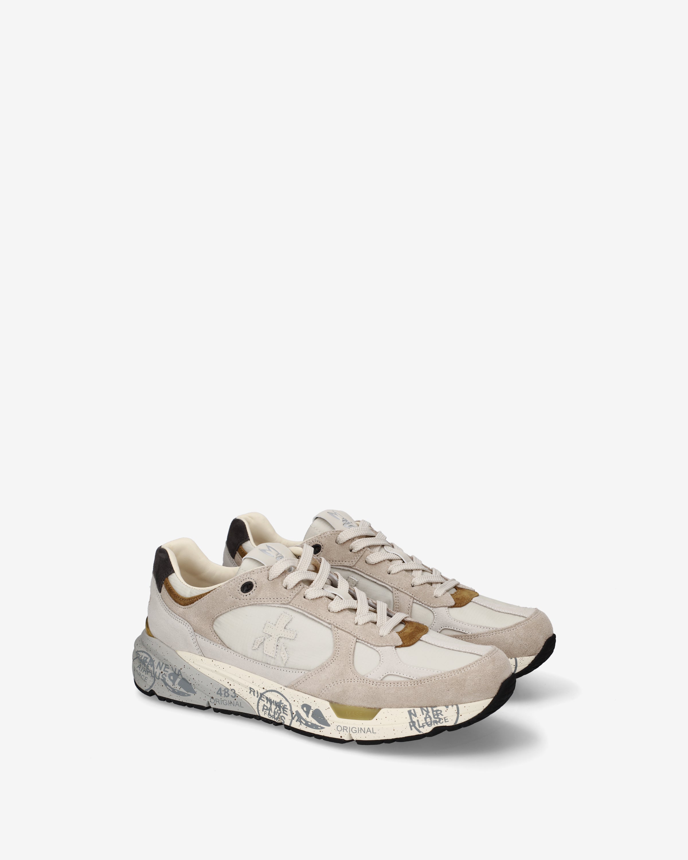 premiata-mase-8425-sneaker-herren-panna-cuoio image 2