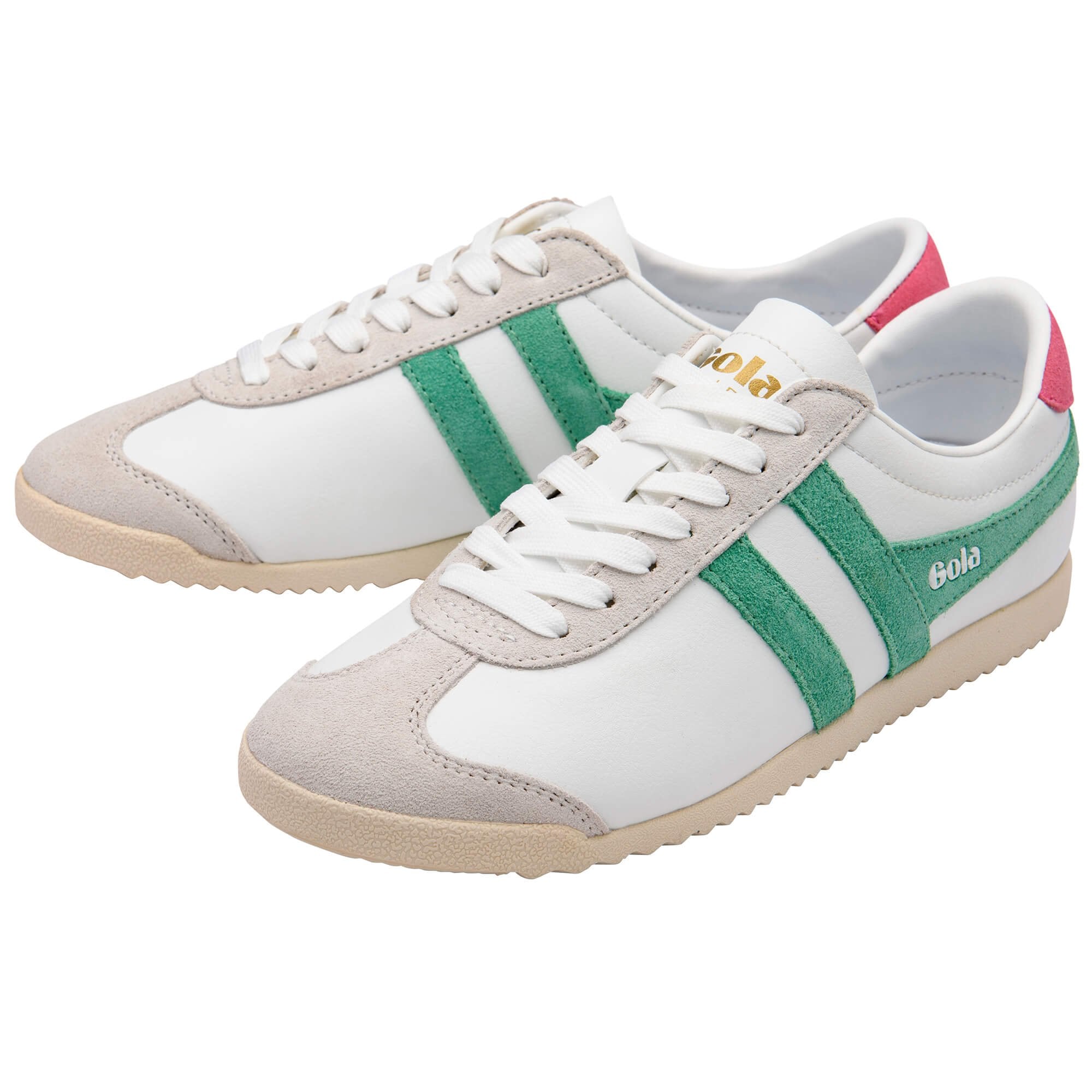gola-bullet-pure-sneaker-damen-wei-jade-fluorrosa image 3