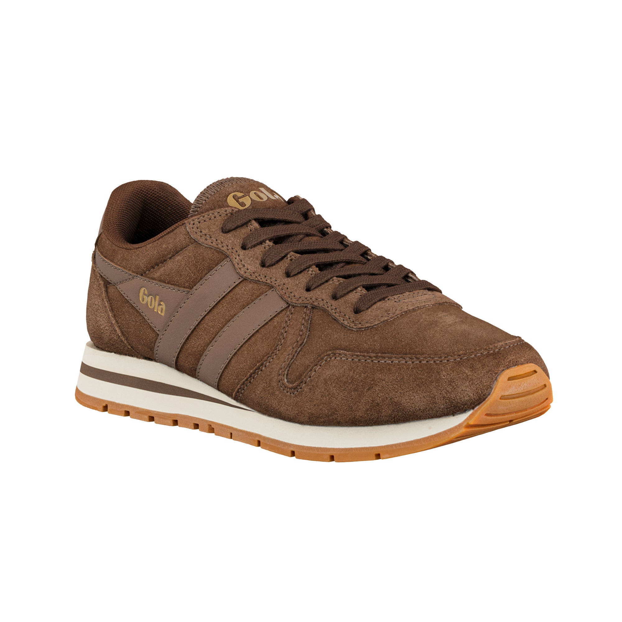 gola-daytona-wildleder-sneaker-f-r-damen-in-dunkelbraun image 2