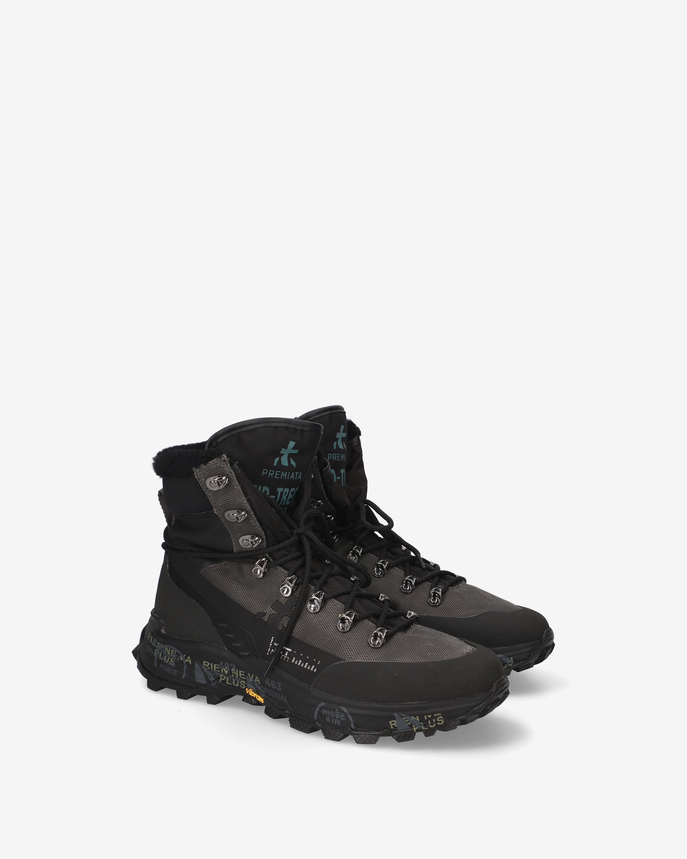premiata-midtreck-491m-herren-stiefel-leder-outdoor-boot-mit-vibram-sohle image 2