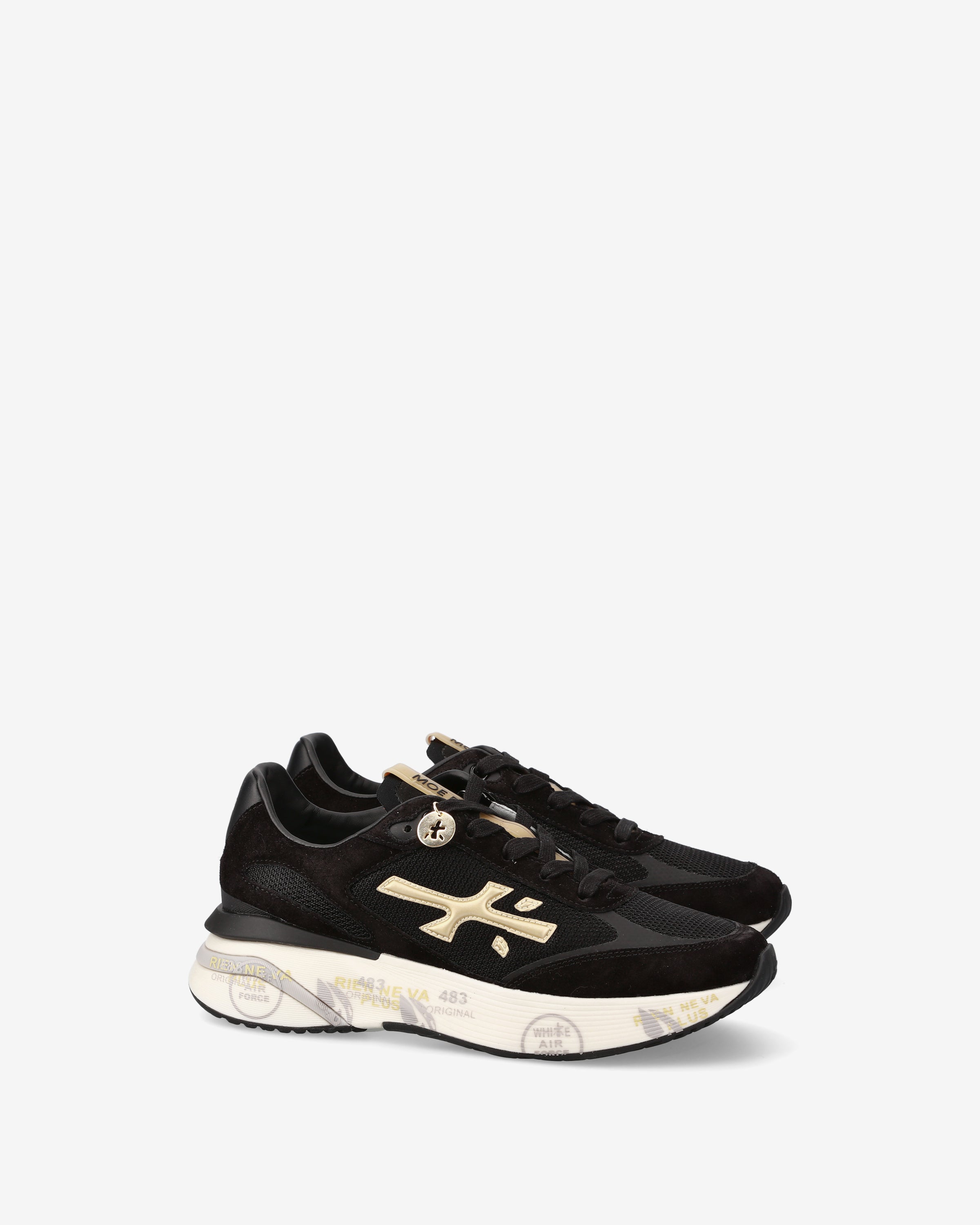 premiata-moerund-7799-sneaker-schwarz-gold image 2