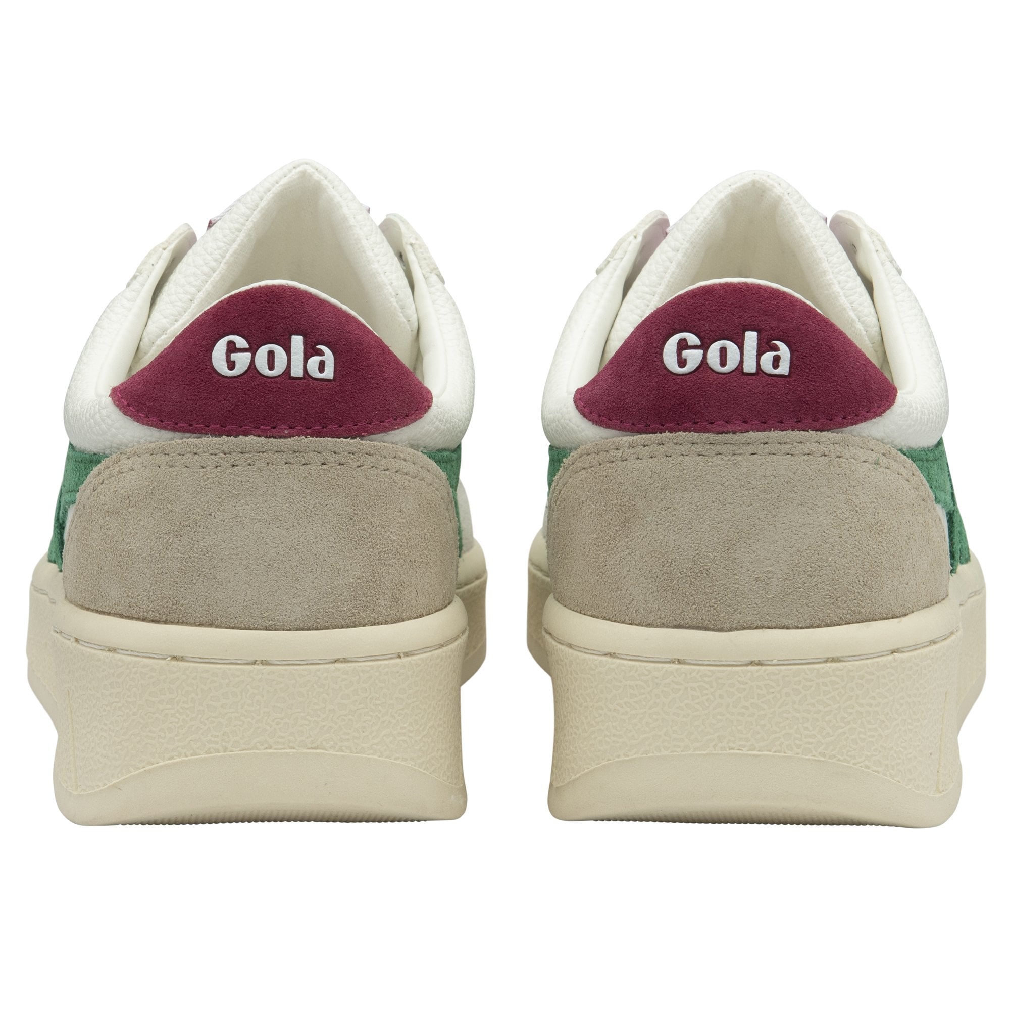 gola-grandslam-trident-damen-sneaker-wei-smaragdgr-n-kirschrot image 4