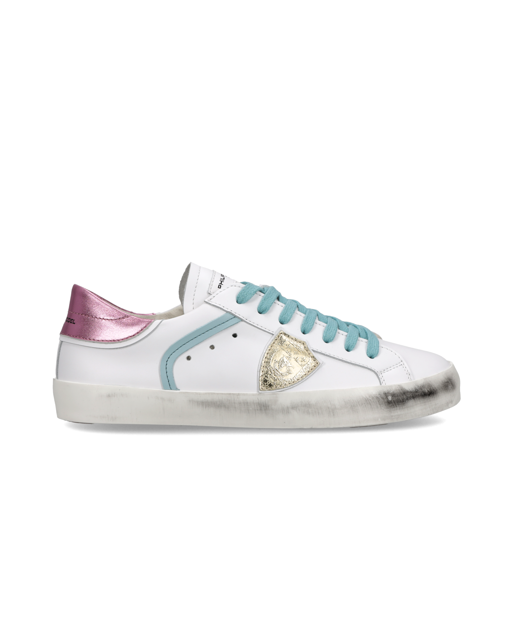 philippe-model-prsx-junior-sneaker-wei-rosa-hellblau image 1