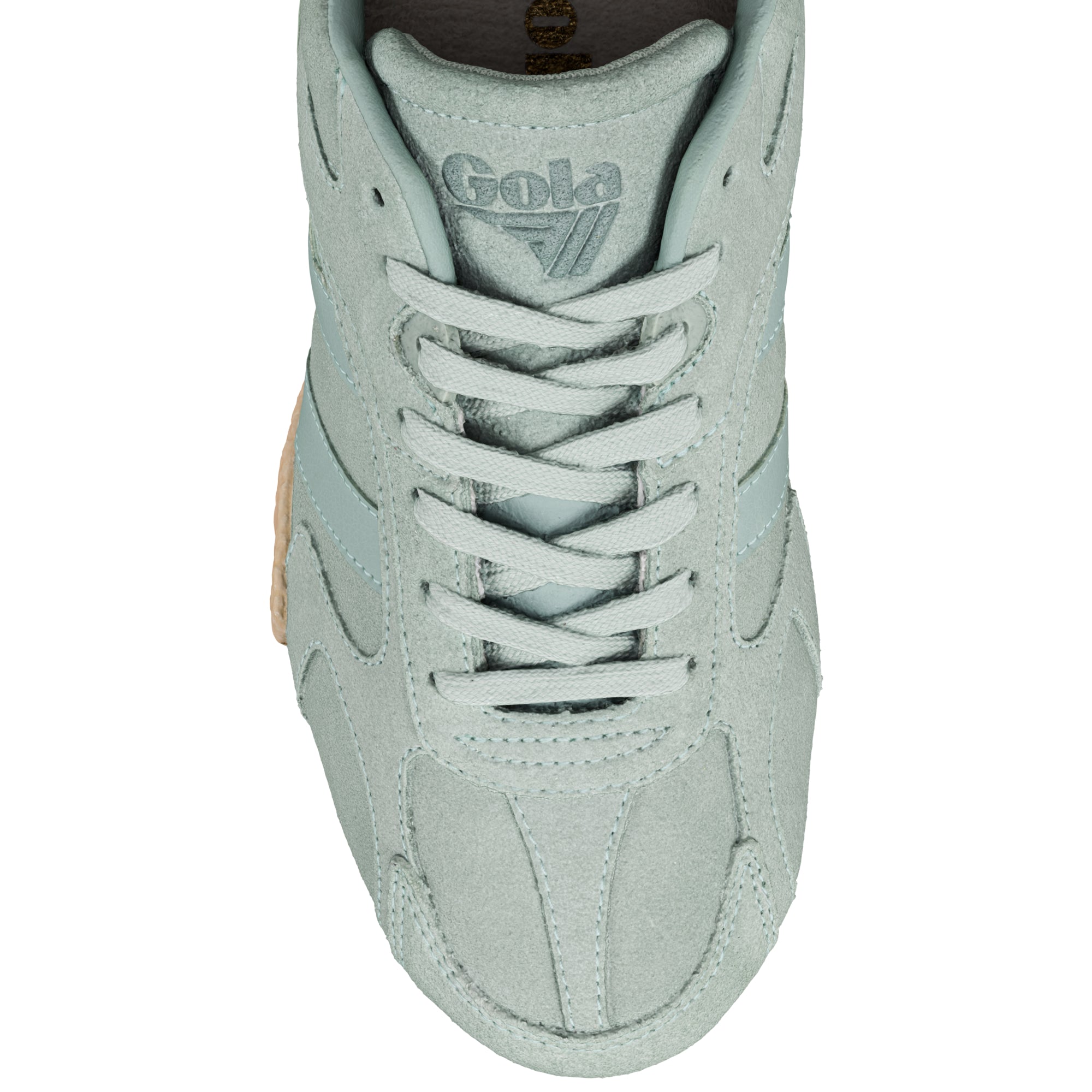 gola-corva-sneaker-f-r-damen-green-mist-wildleder-slim-sohle image 4