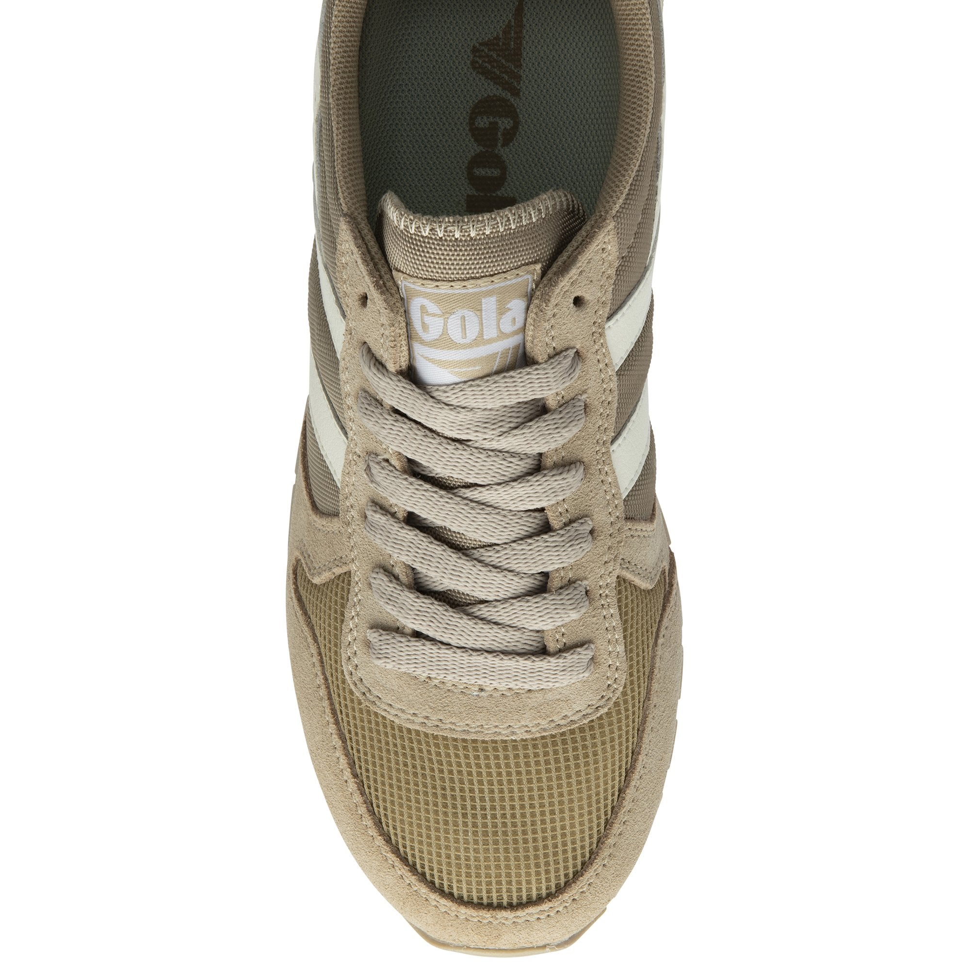 gola-daytona-88-sneaker-damen-beige-nylon-mesh-wildleder image 5