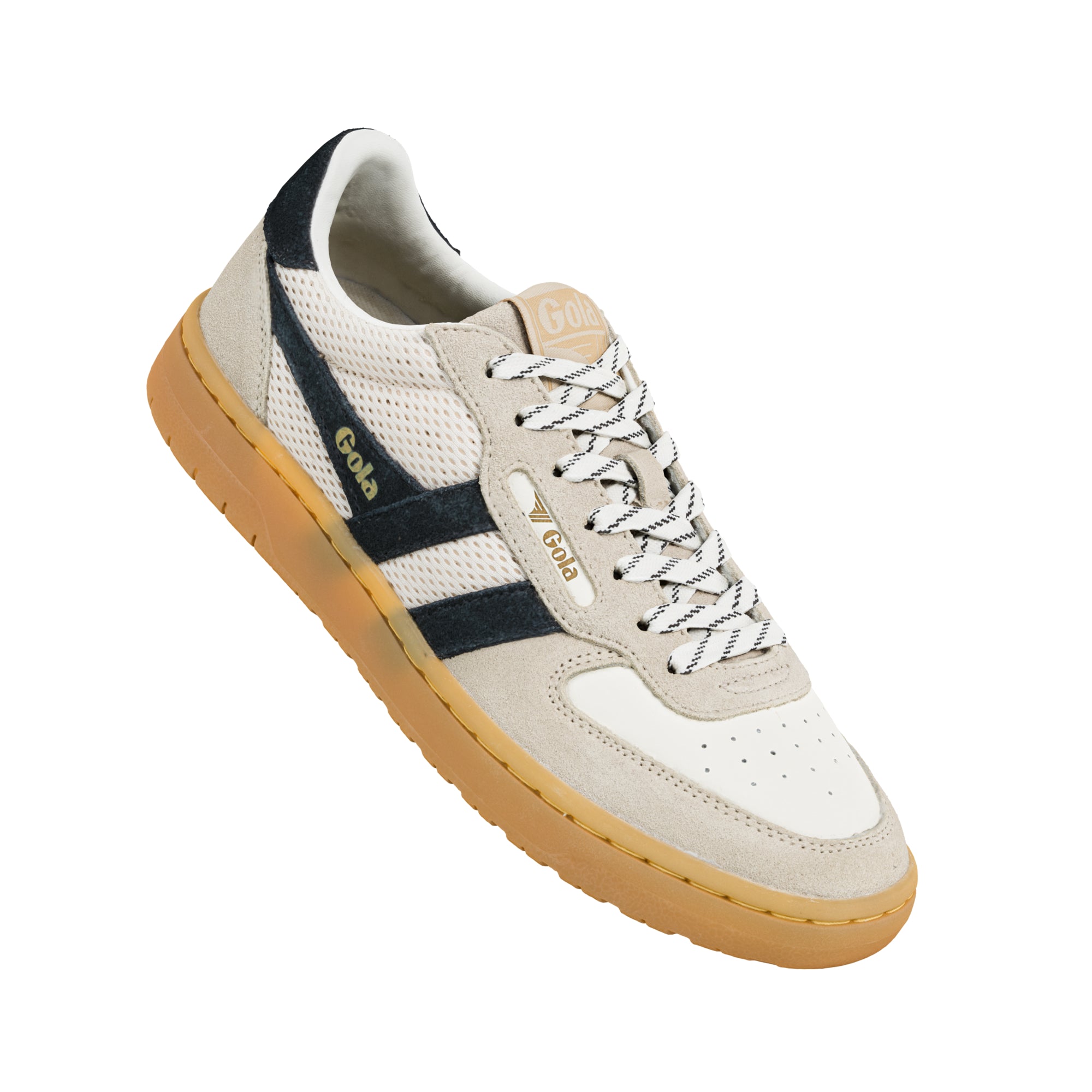gola-hawk-83-damen-sneaker-wei-schwarz-mesh image 5
