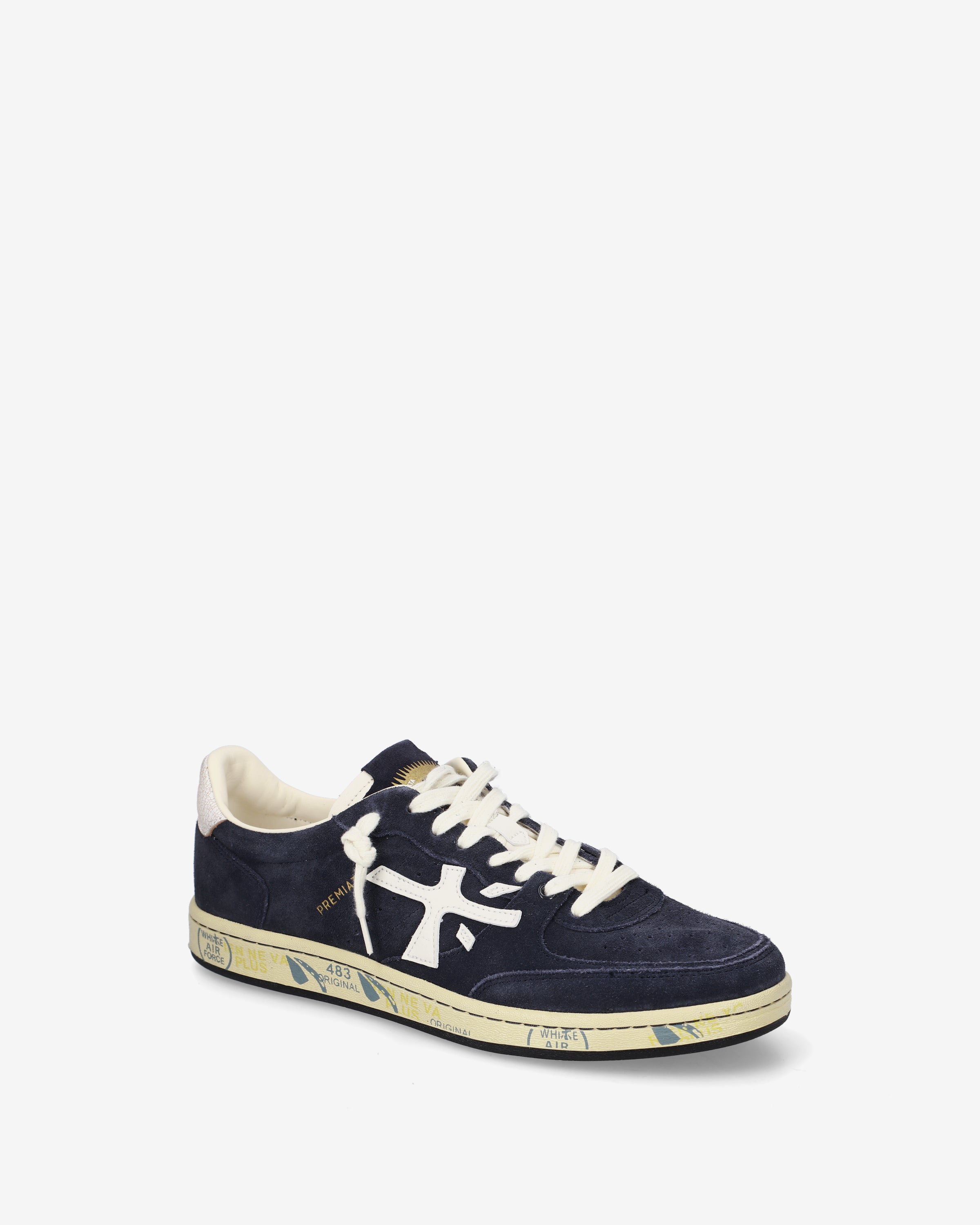 premiata-bskt-clay-7708-sneaker-navy-leder-suede image 5
