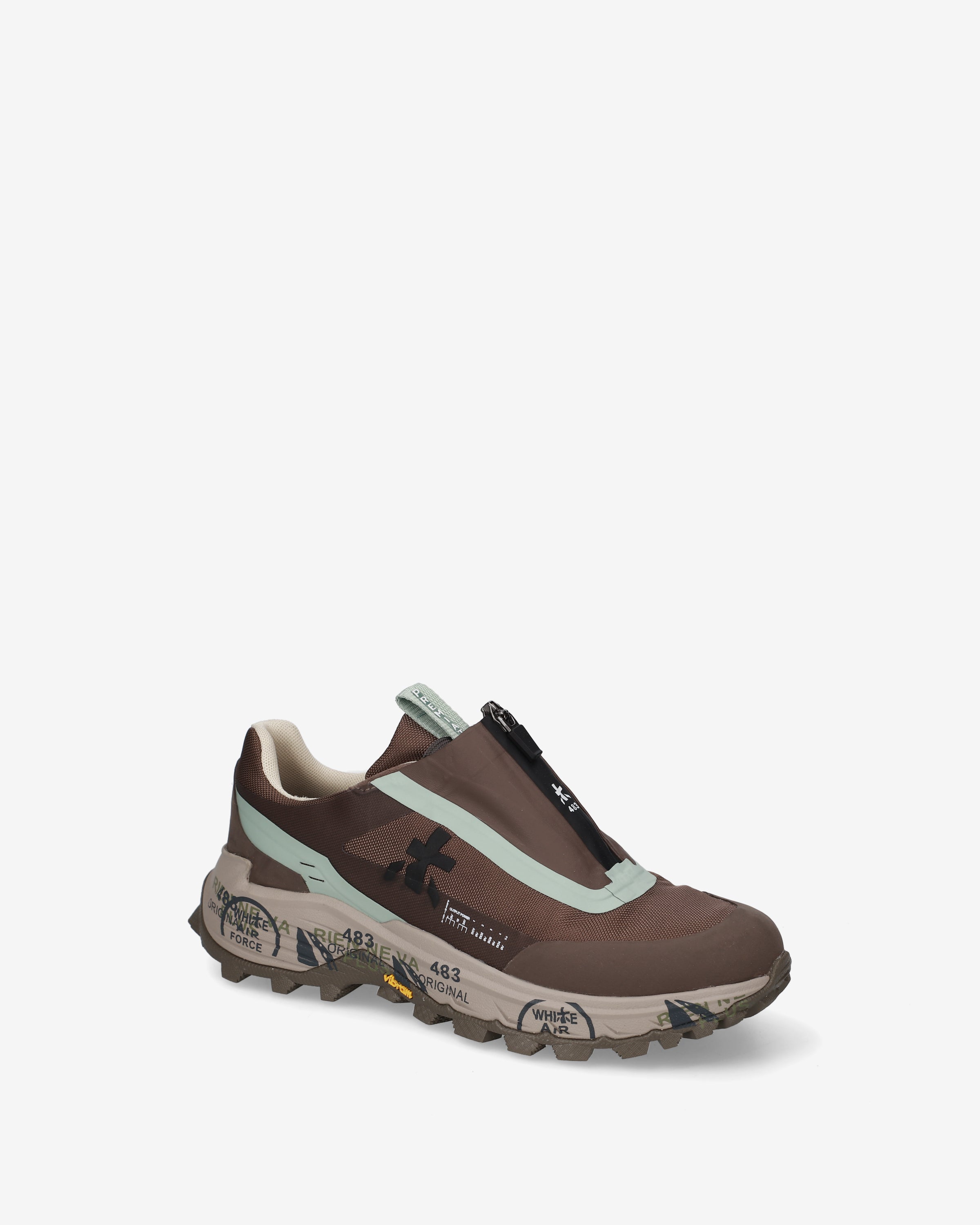 premiata-sciliard-497-damen-outdoor-sneaker-testa-di-moro image 4