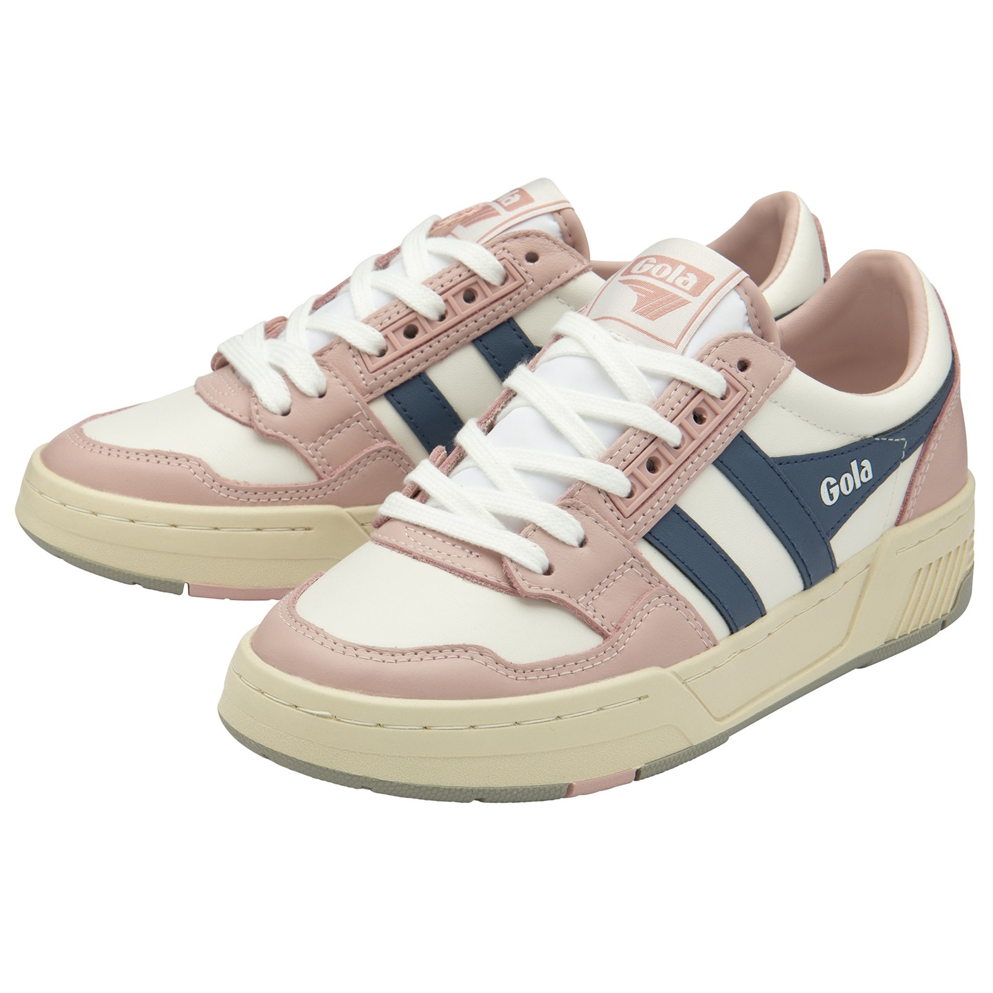 gola-challenge-damen-sneaker-wei-kreiderosa-mondscheinblau image 3