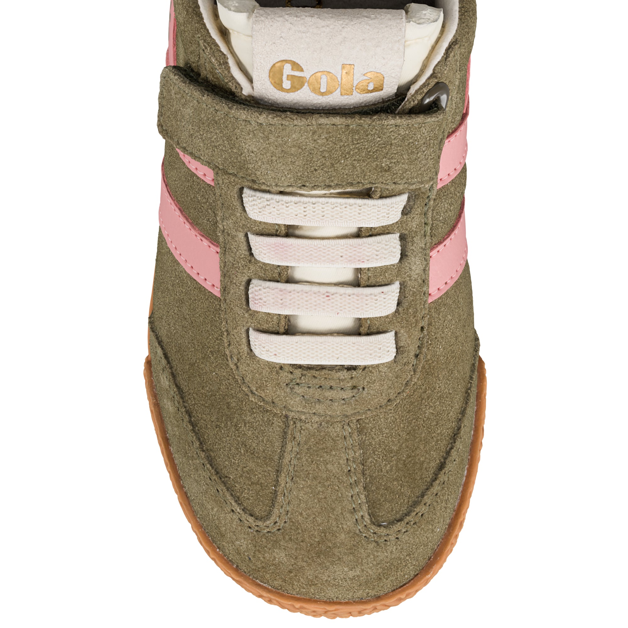 gola-elan-strap-kinder-sneaker-mit-klett-khaki-coral image 4