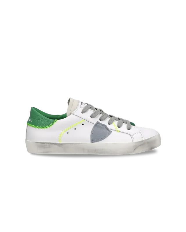 philippe-model-prsx-kids-sneaker-wei-gr-n image 1
