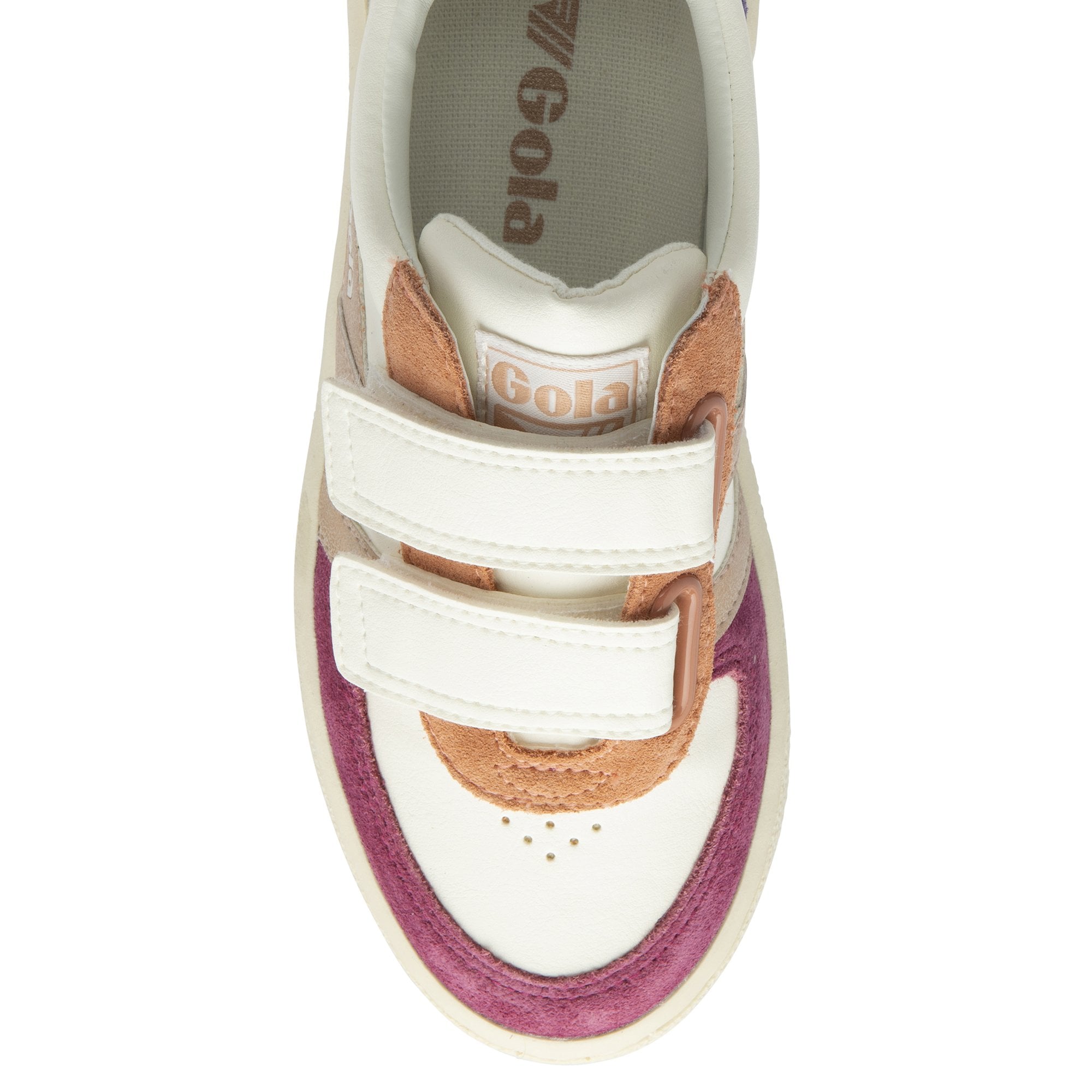 gola-grandslam-quadrant-strap-kinder-sneaker-wei-kirschrot image 5