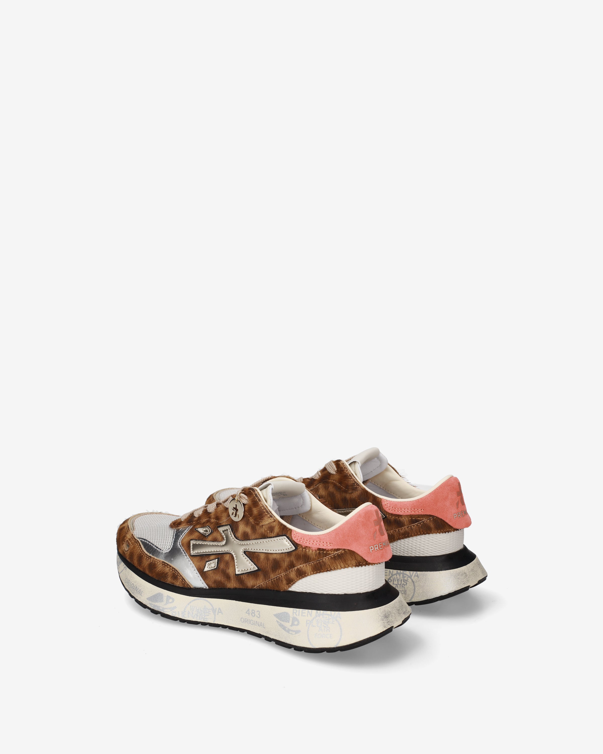 premiata-lauryn-8530-sneaker-damen-cavallino-braun-laminat image 5