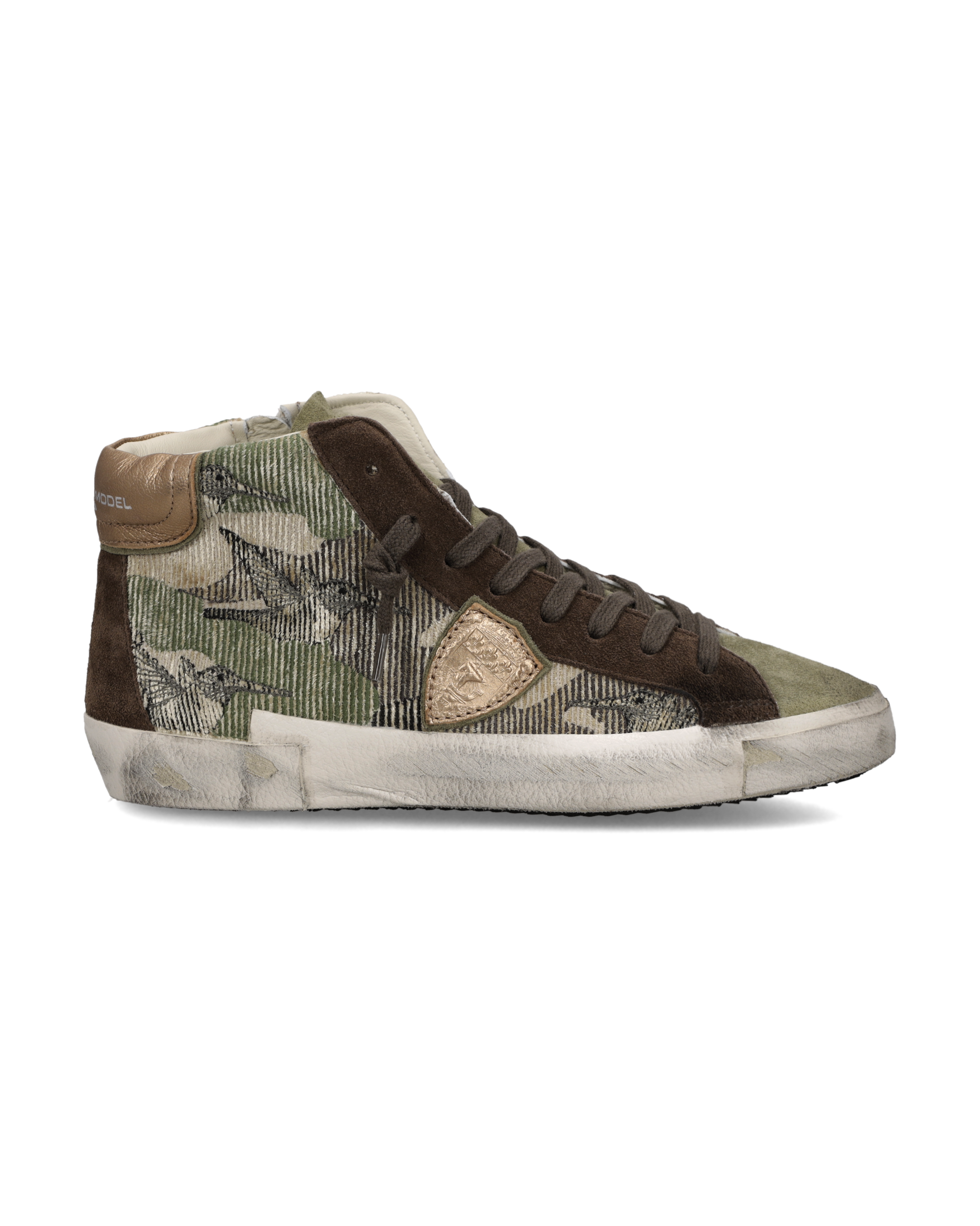 philippe-model-prsx-sneaker-damen-olivgr-n-braun image 1