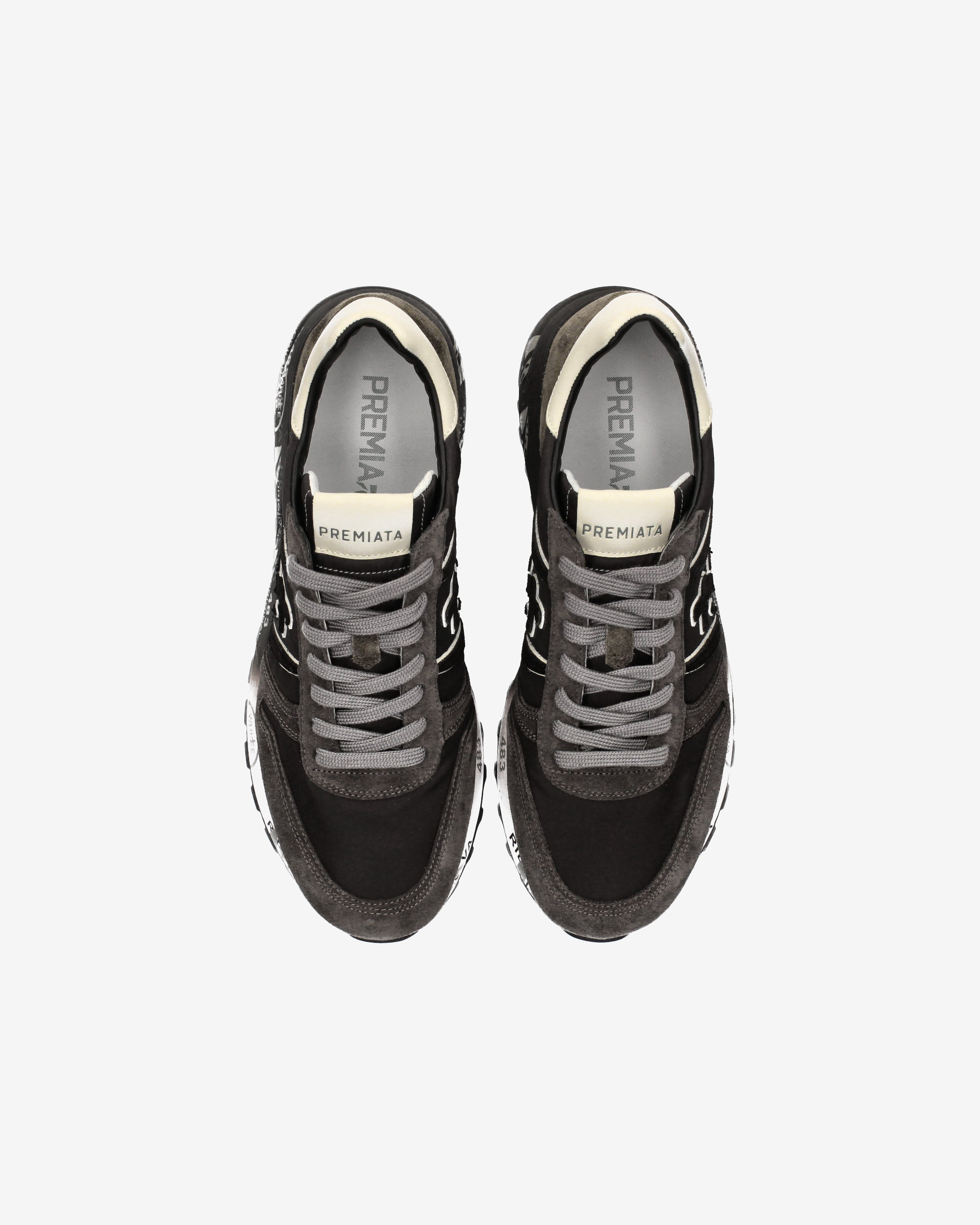 premiata-lander-4951-sneaker-anthrazit-schwarz image 6