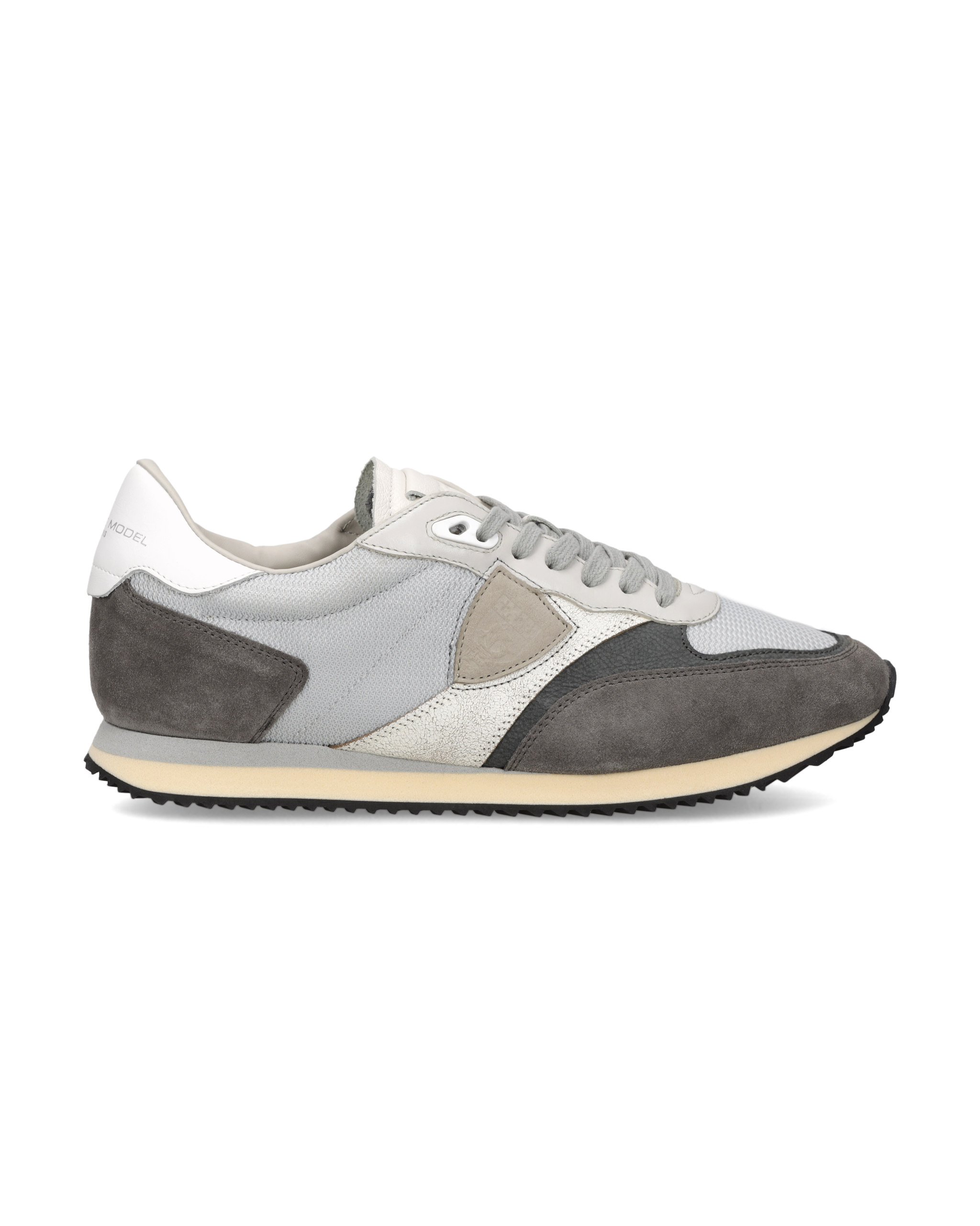 philippe-model-blville-sneaker-herren-grau-anthrazit-wei image 1
