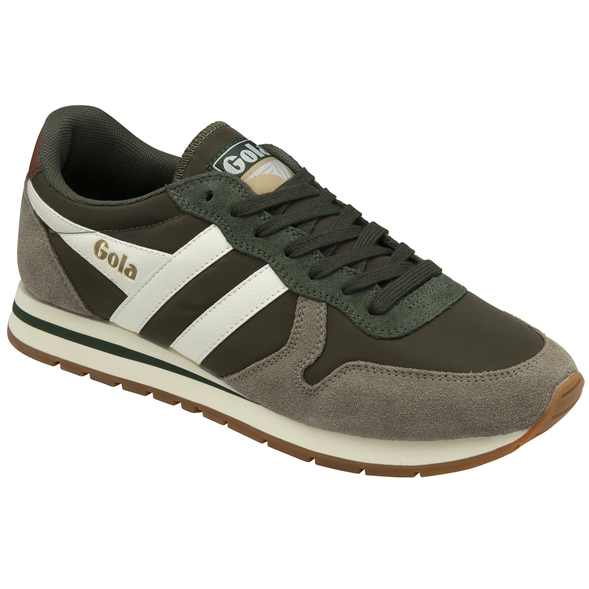 gola-daytona-chute-herren-sneaker-khaki-rhino-off-white image 2