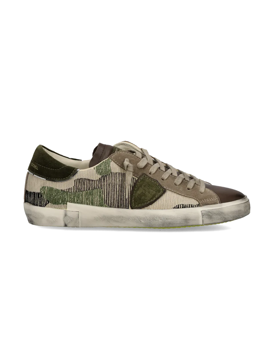 philippe-model-prsx-herren-sneaker-vert-militaire-milit-rgr-n image 1