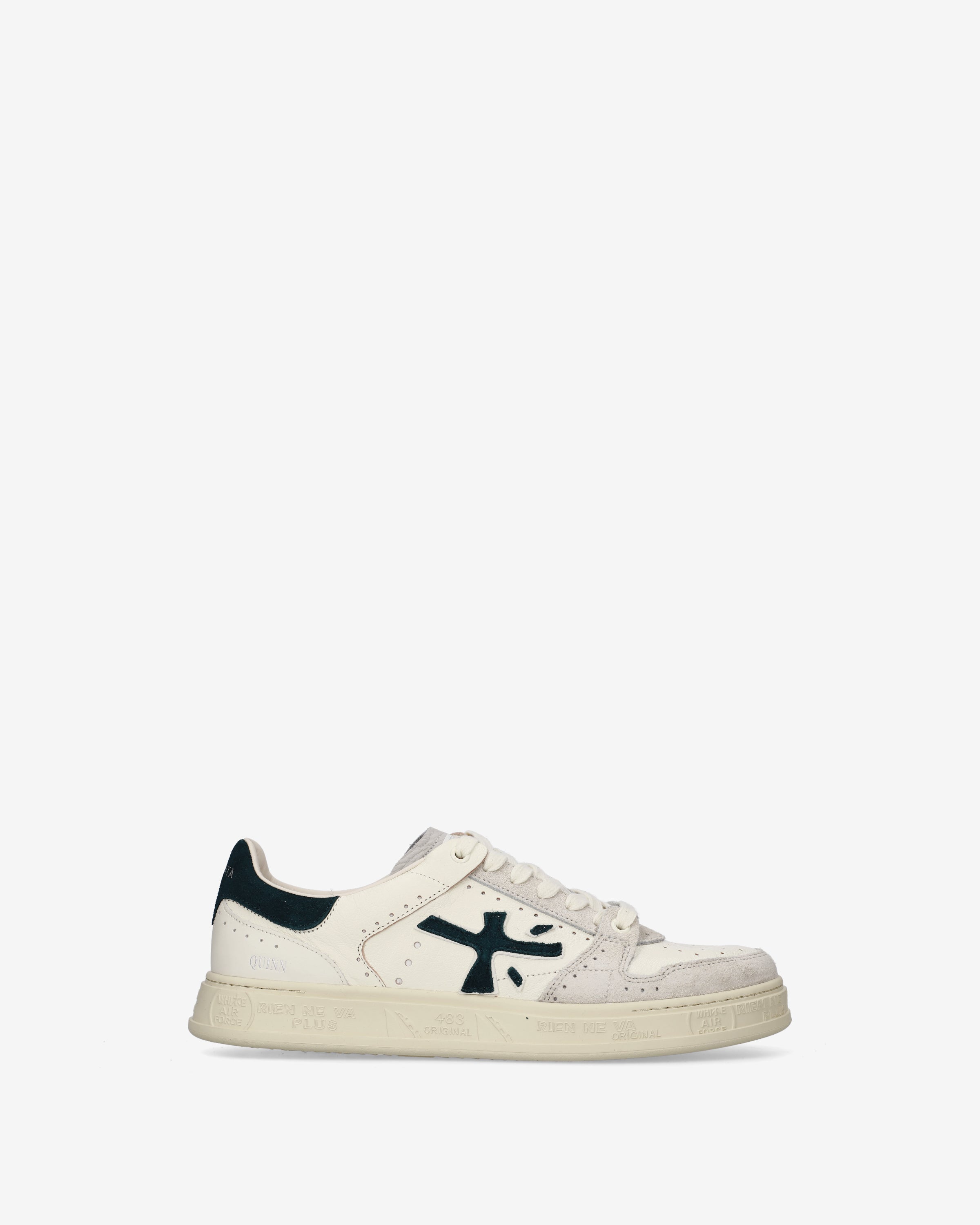 premiata-quinn-8650-sneaker-herren-panna-petrol image 1