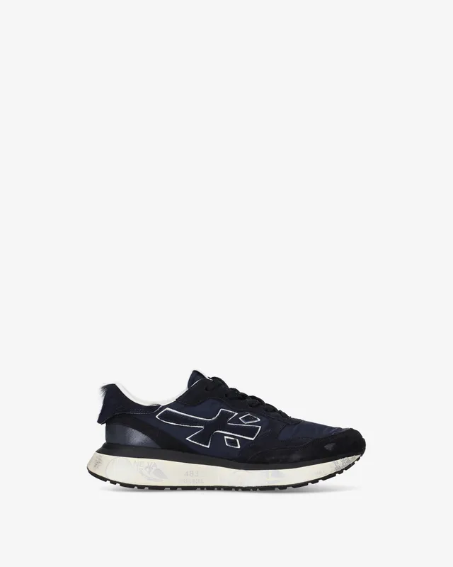premiata-lauryn-8709-damen-sneaker-blau-nylon-cavallino image 1